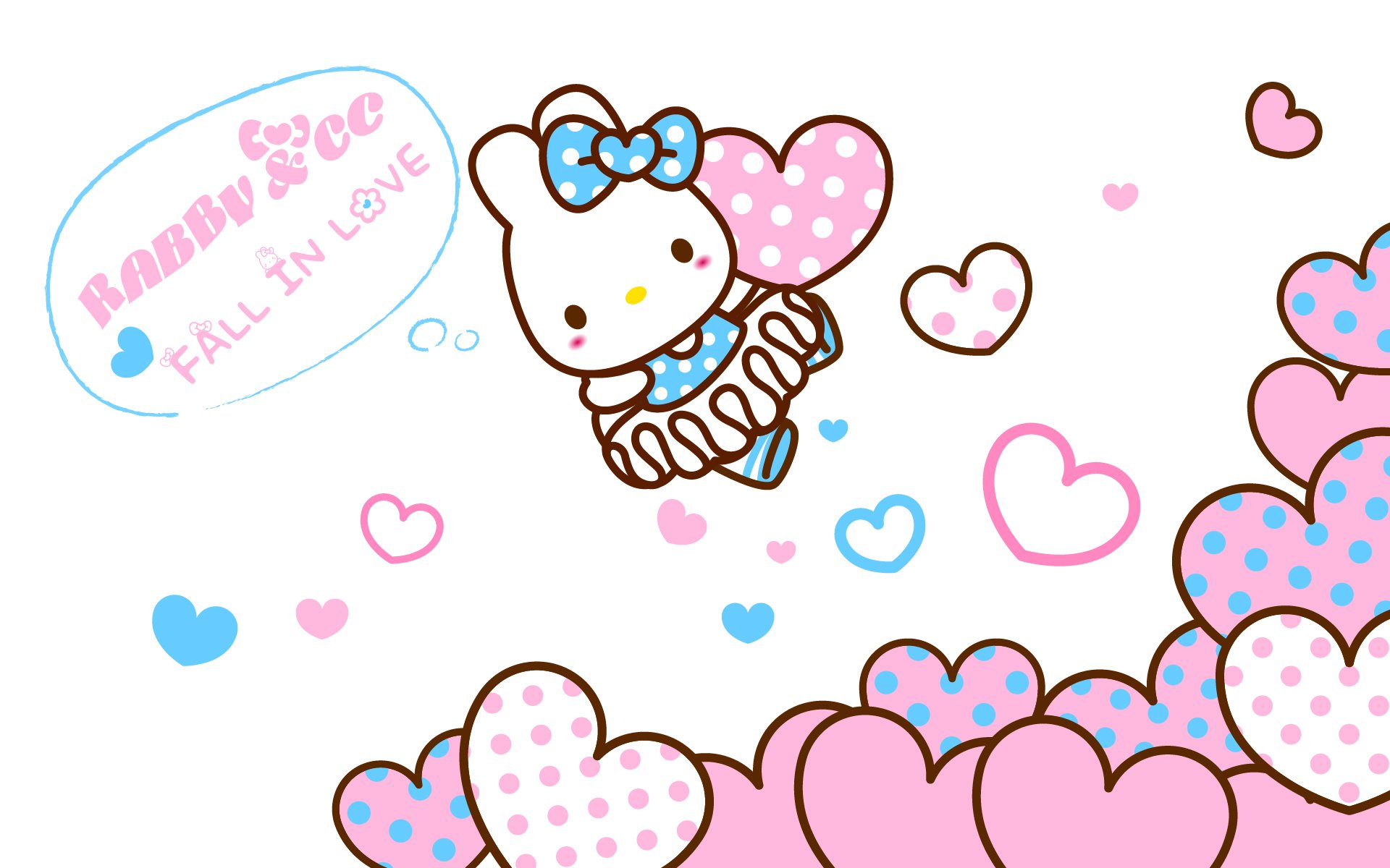 RABBYCC,卡罗,fall,in,love,可爱,卡通,宽屏