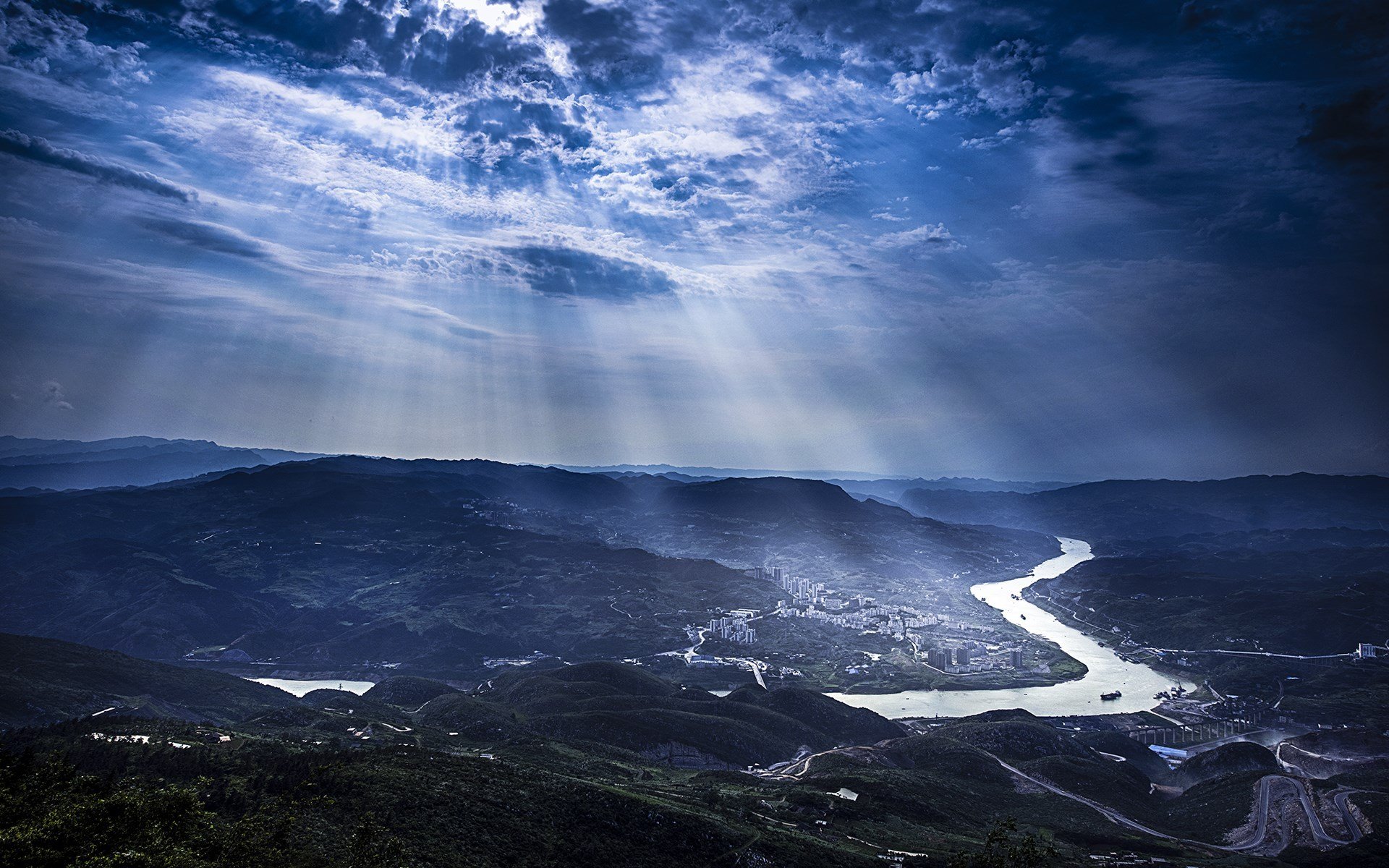 中国,重庆,涪陵,风光,风景,宽屏