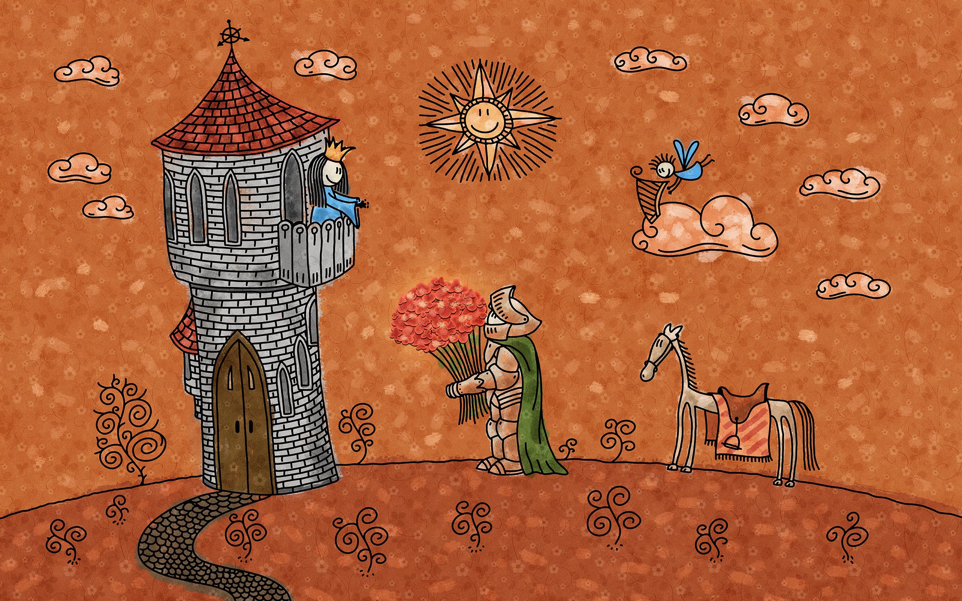 爱情,城堡公主,迟到的王子,温馨,浪漫