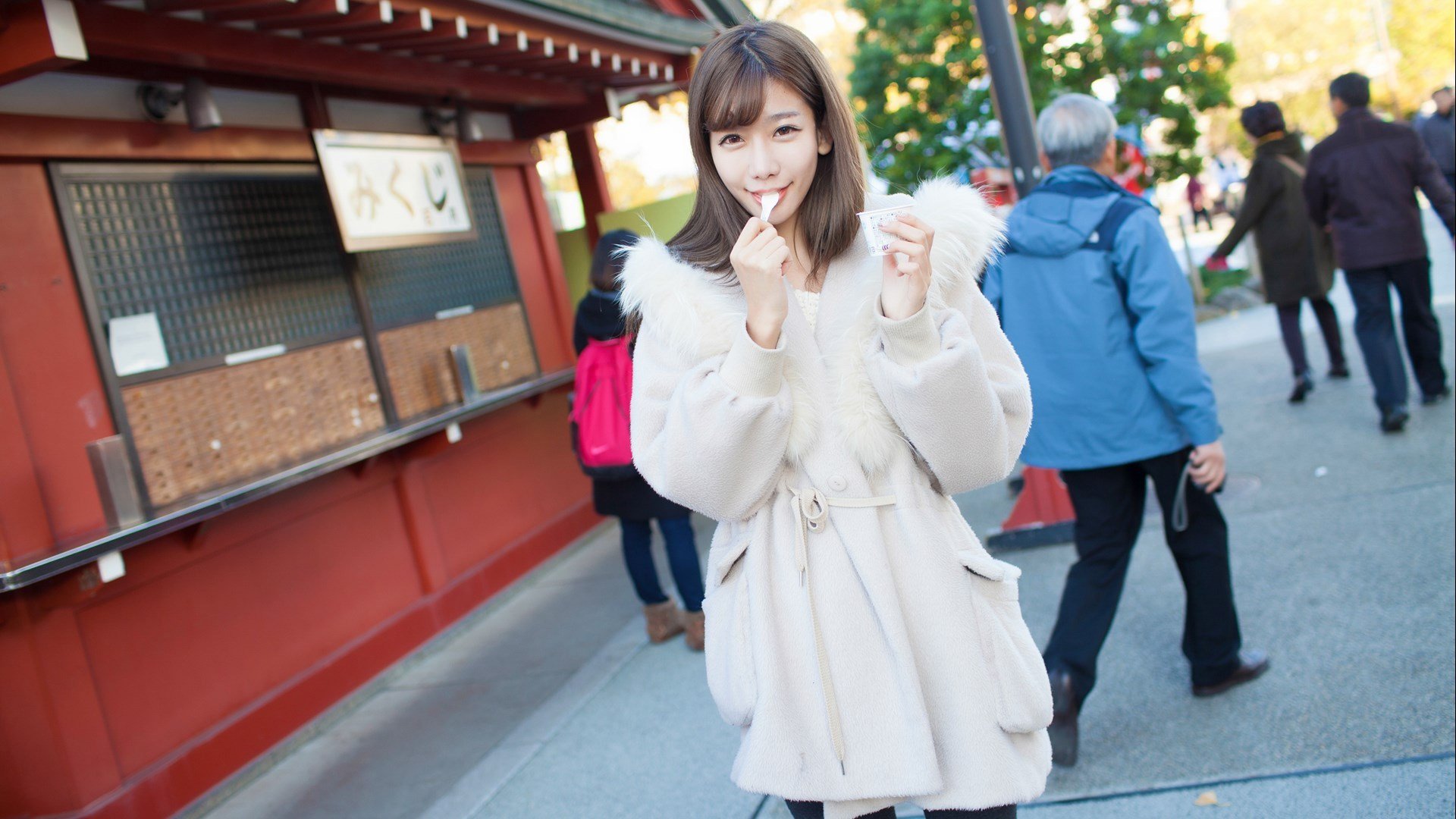 小林志铃,陈潇,美女,模特,清纯,宽屏