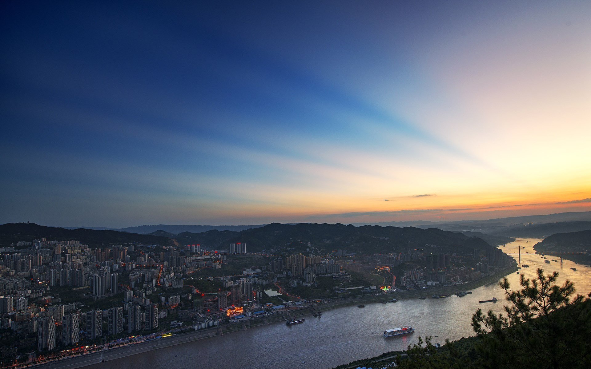 中国,重庆,涪陵,风光,风景,宽屏