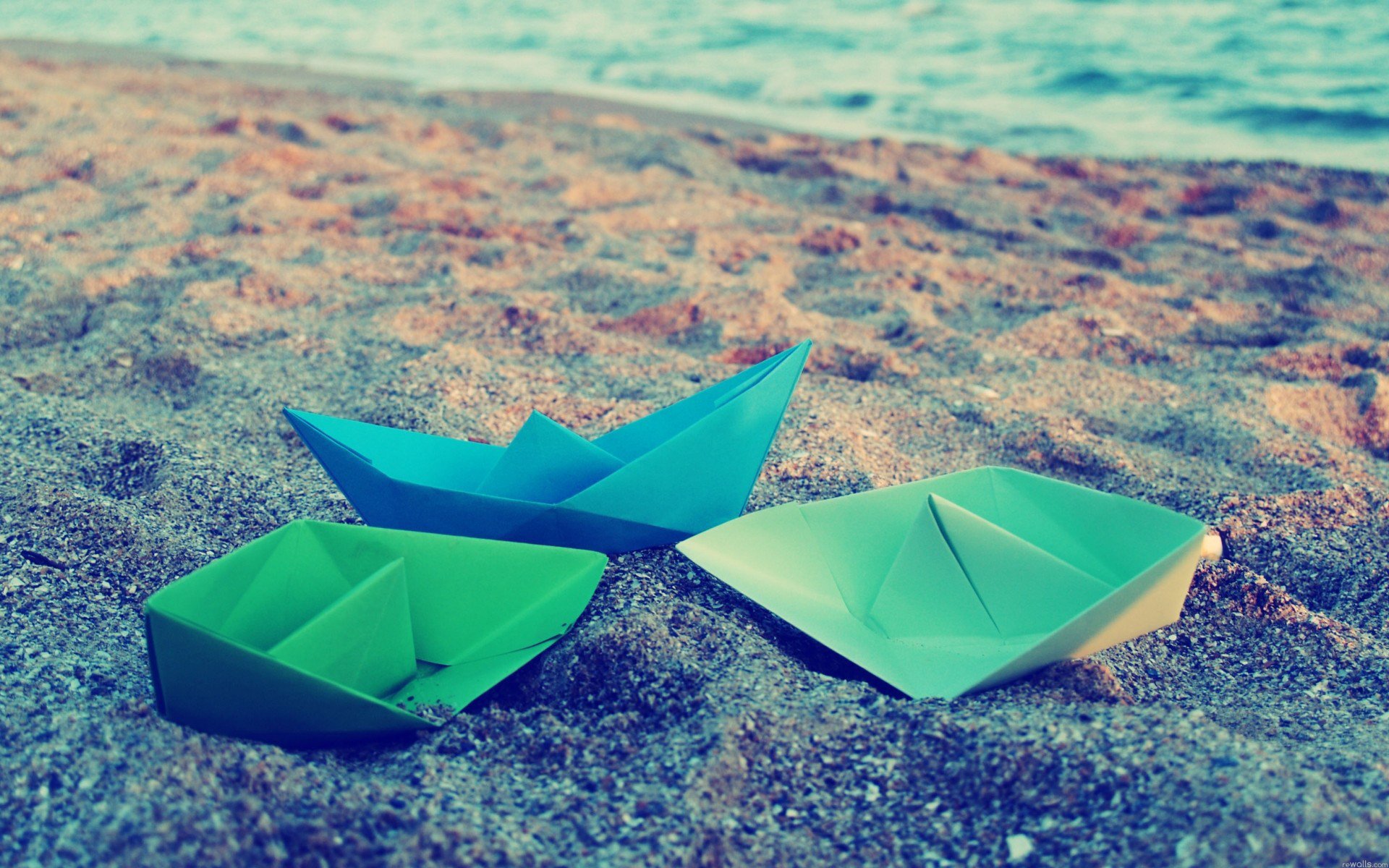 小清新,纸船,可爱,宽屏