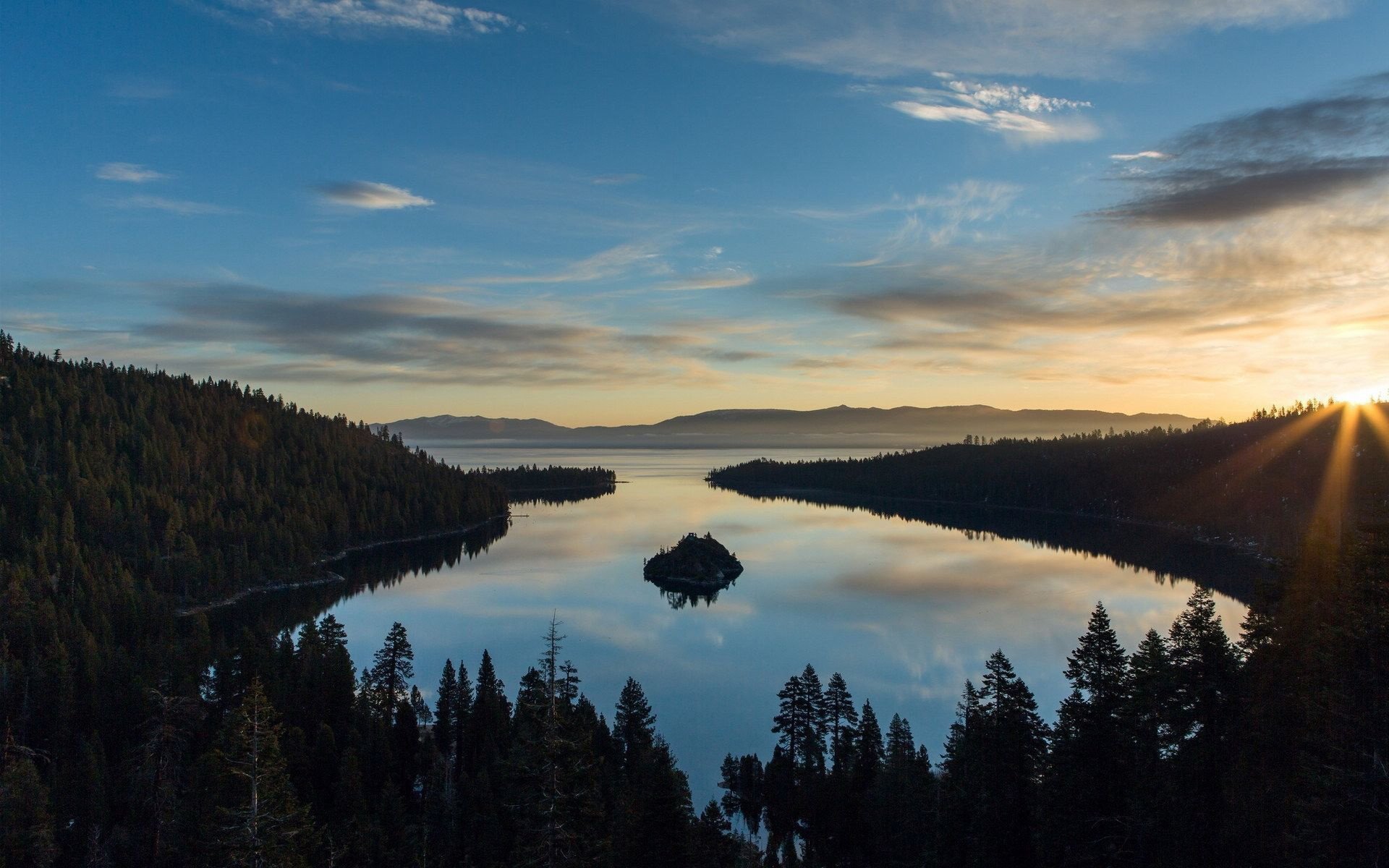 美国,太浩湖,Lake,Tahoe,塔霍湖,风景,宽屏