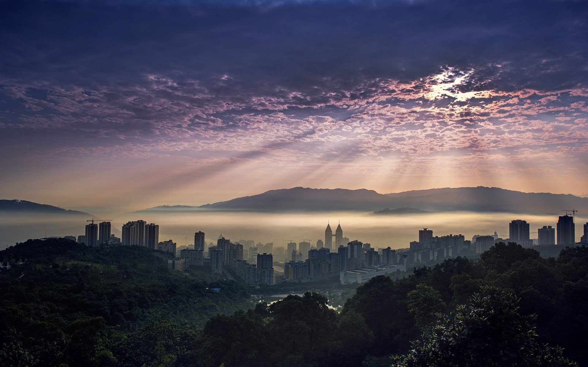 中国,重庆,涪陵,风光,风景,宽屏