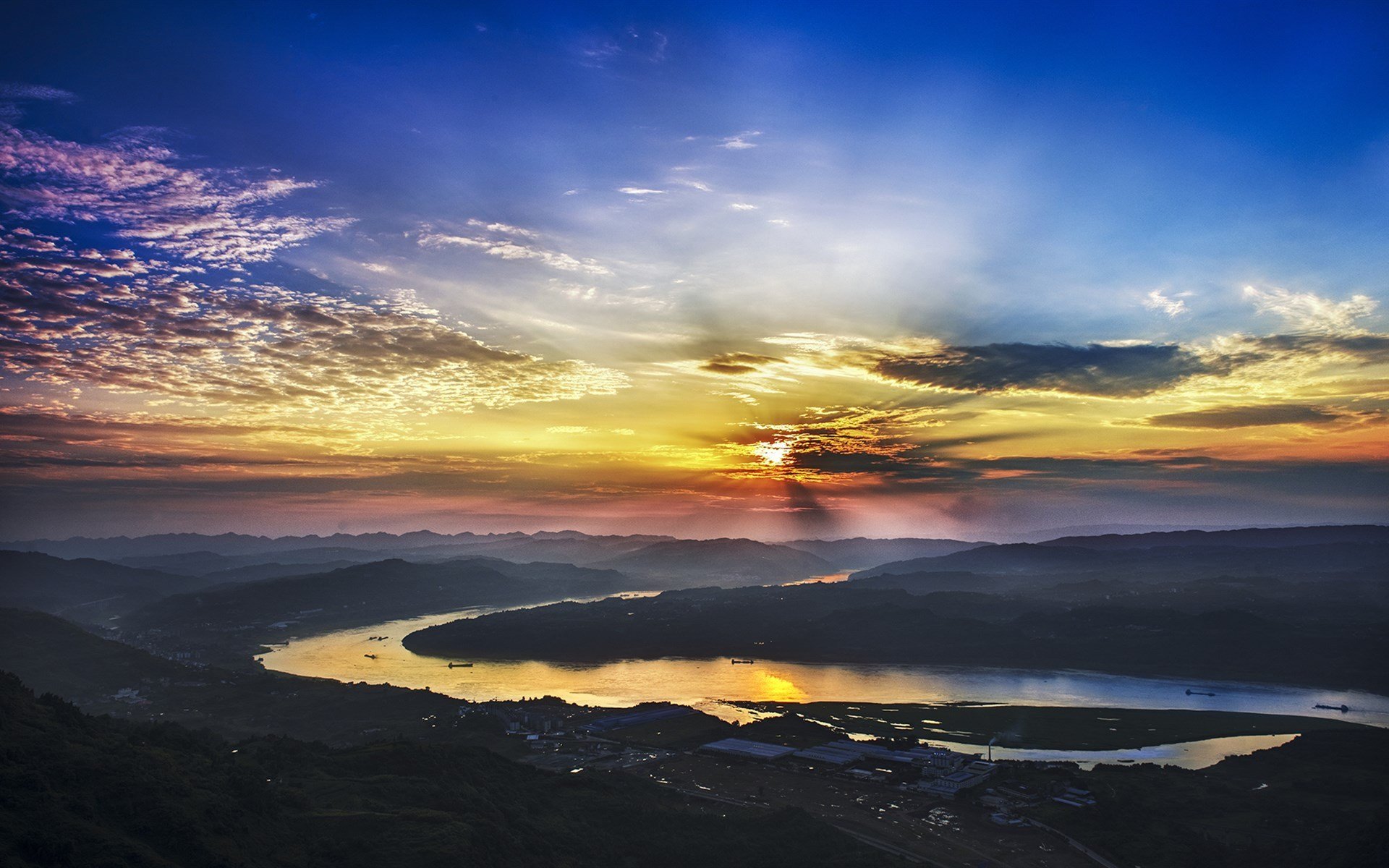 中国,重庆,涪陵,风光,风景,宽屏