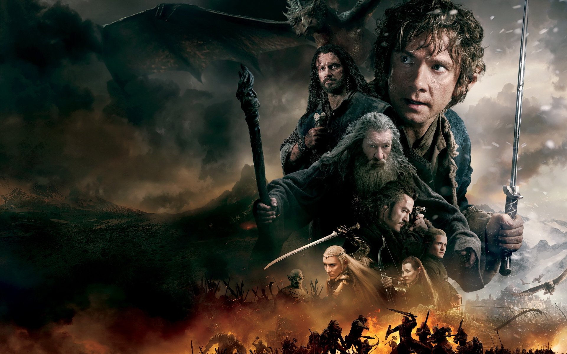 霍比特人3,五军之战,影视,电影,宽屏