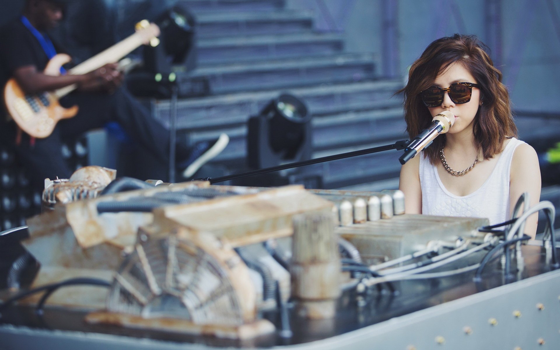 邓紫棋,演唱会,现场,歌手,明星,宽屏,美女