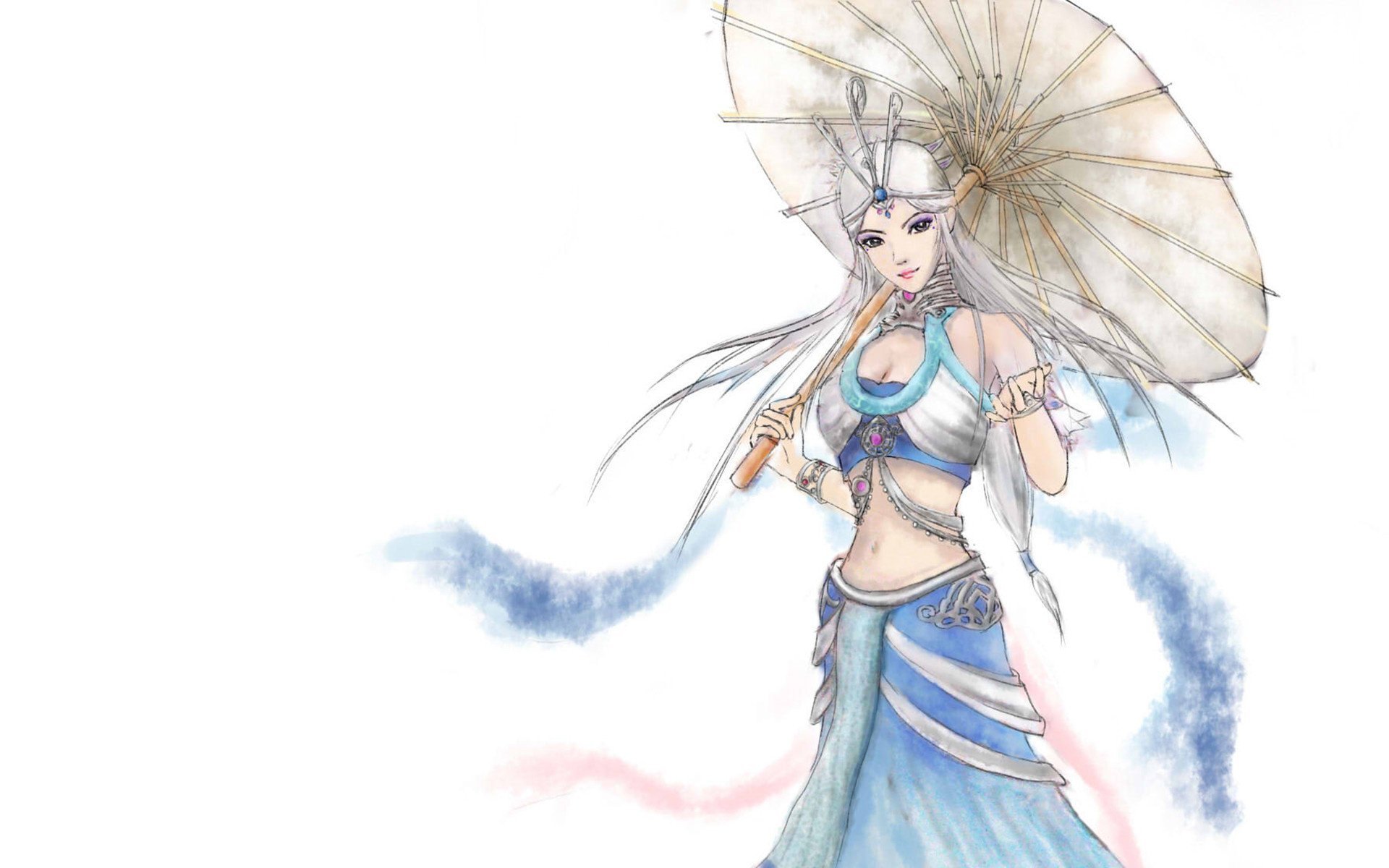 秦时明月,奇幻,水墨风,雪女,雪姬,墨家,动漫