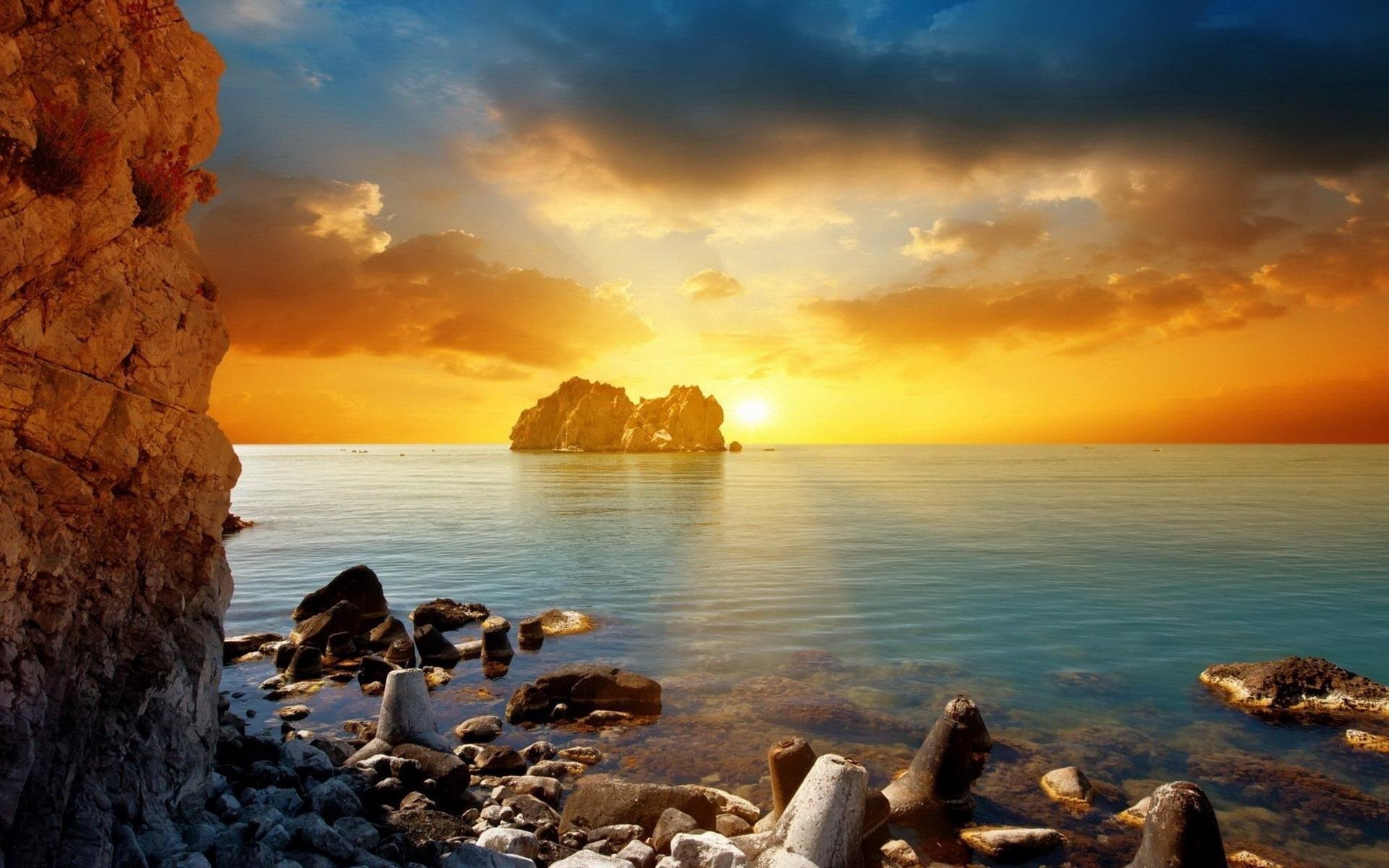 风景,自然风景,黄昏,夕阳,美丽壮观,宽屏