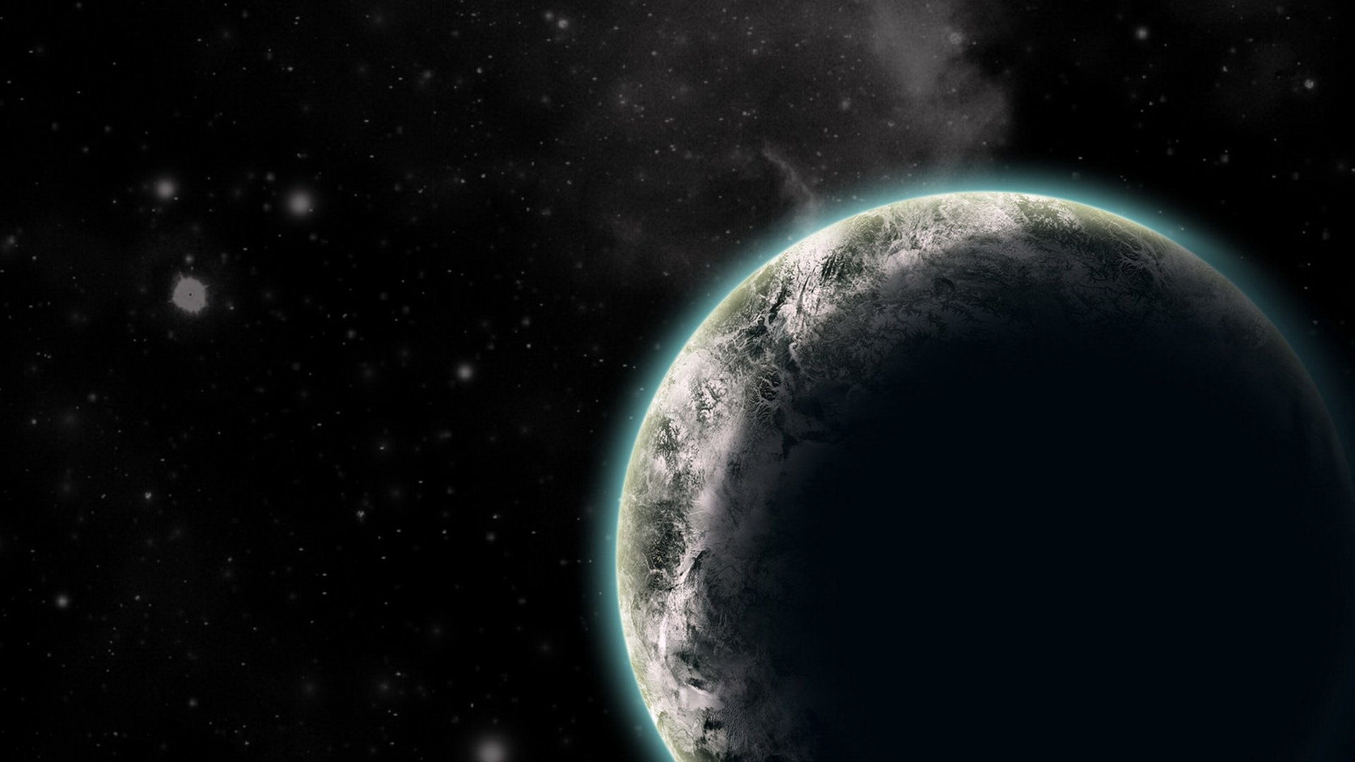 太空,星空,月球