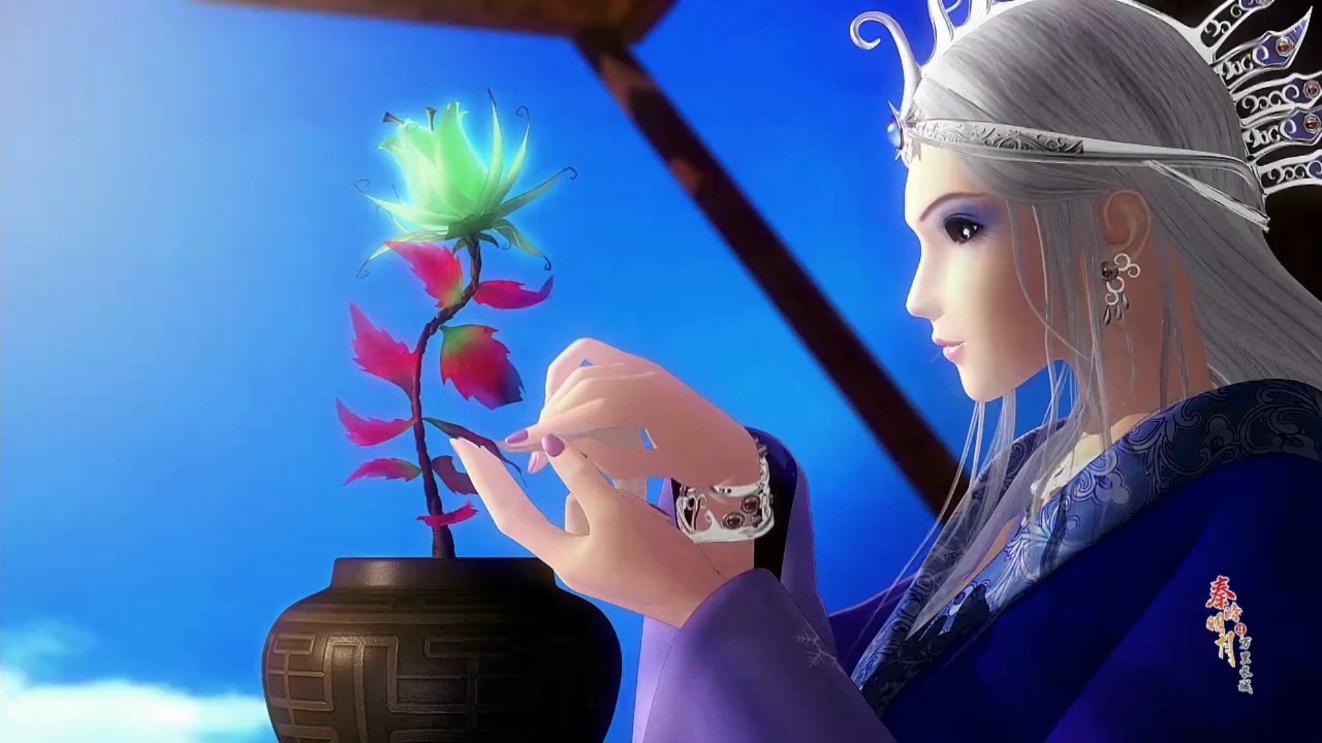 秦时明月,奇幻,水墨风,雪女,雪姬,墨家,动漫