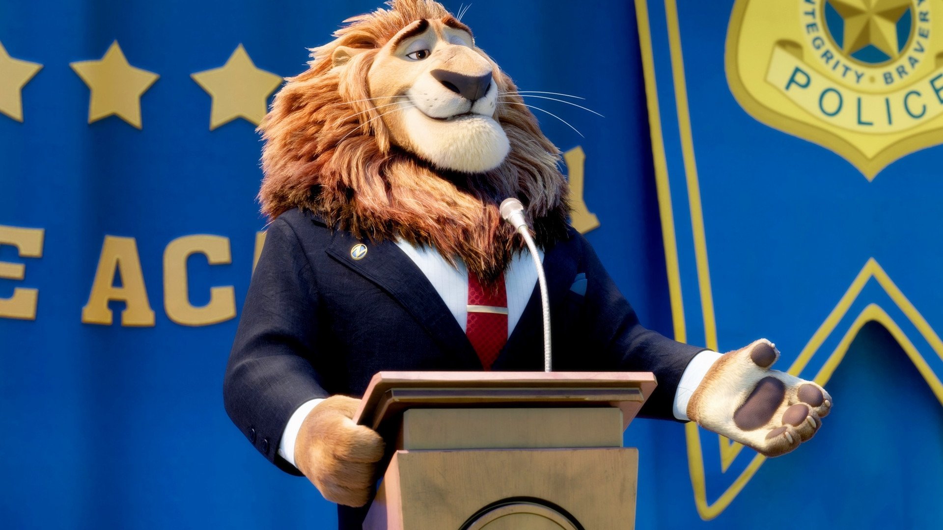 疯狂动物城,狮市长,迪士尼大片,3D,动物世界,冒险,搞笑,动画