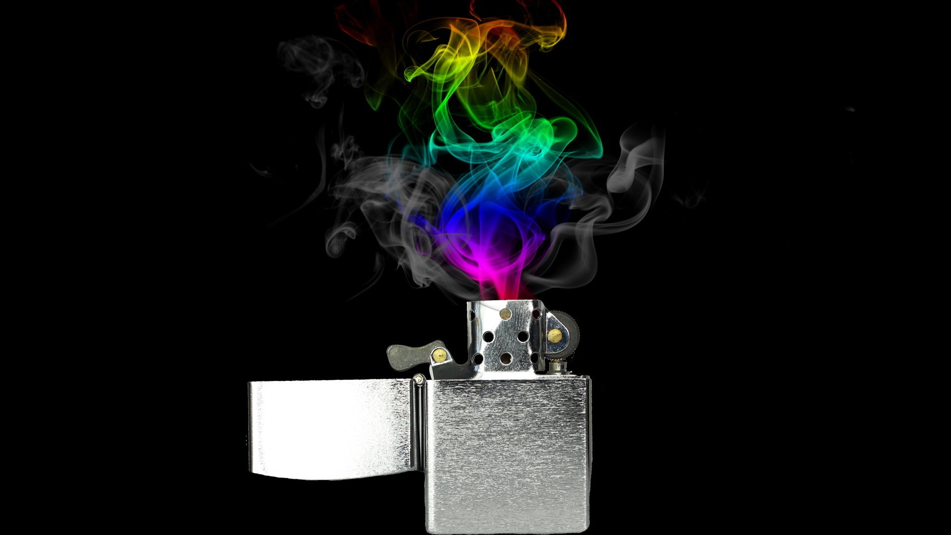 炫酷,艺术,打火机,zippo,七彩