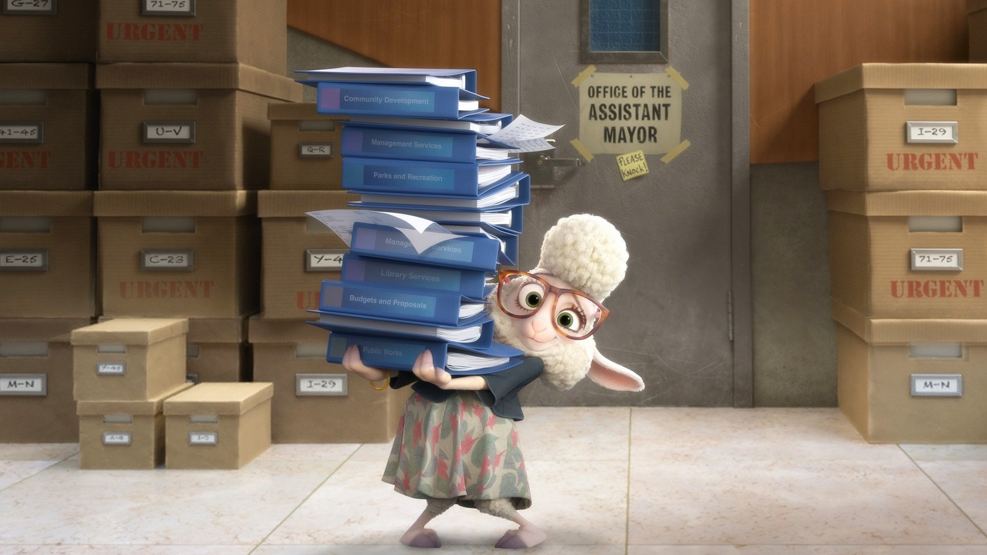 疯狂动物城,羊副市长,迪士尼大片,3D,动物世界,冒险,搞笑,动画