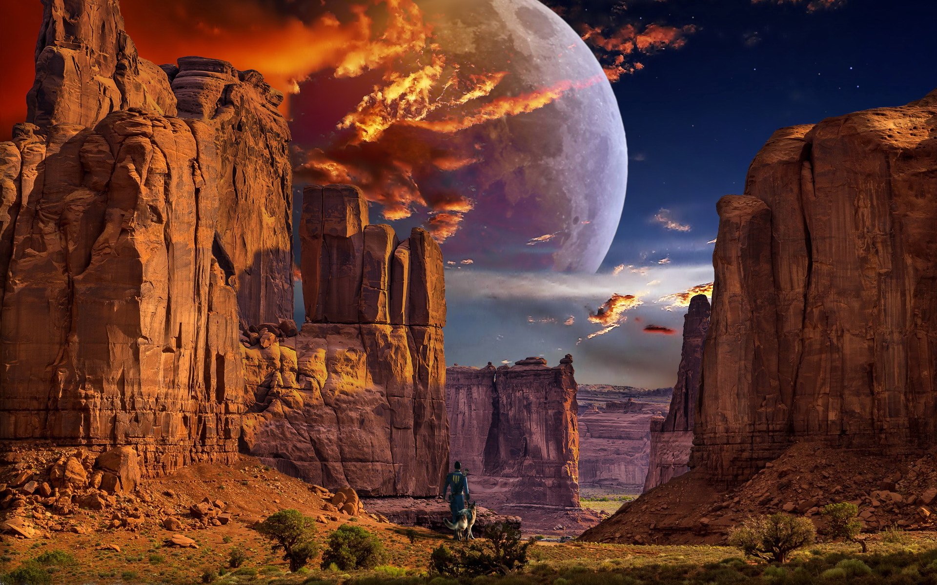 科幻,荒山,末日,月球