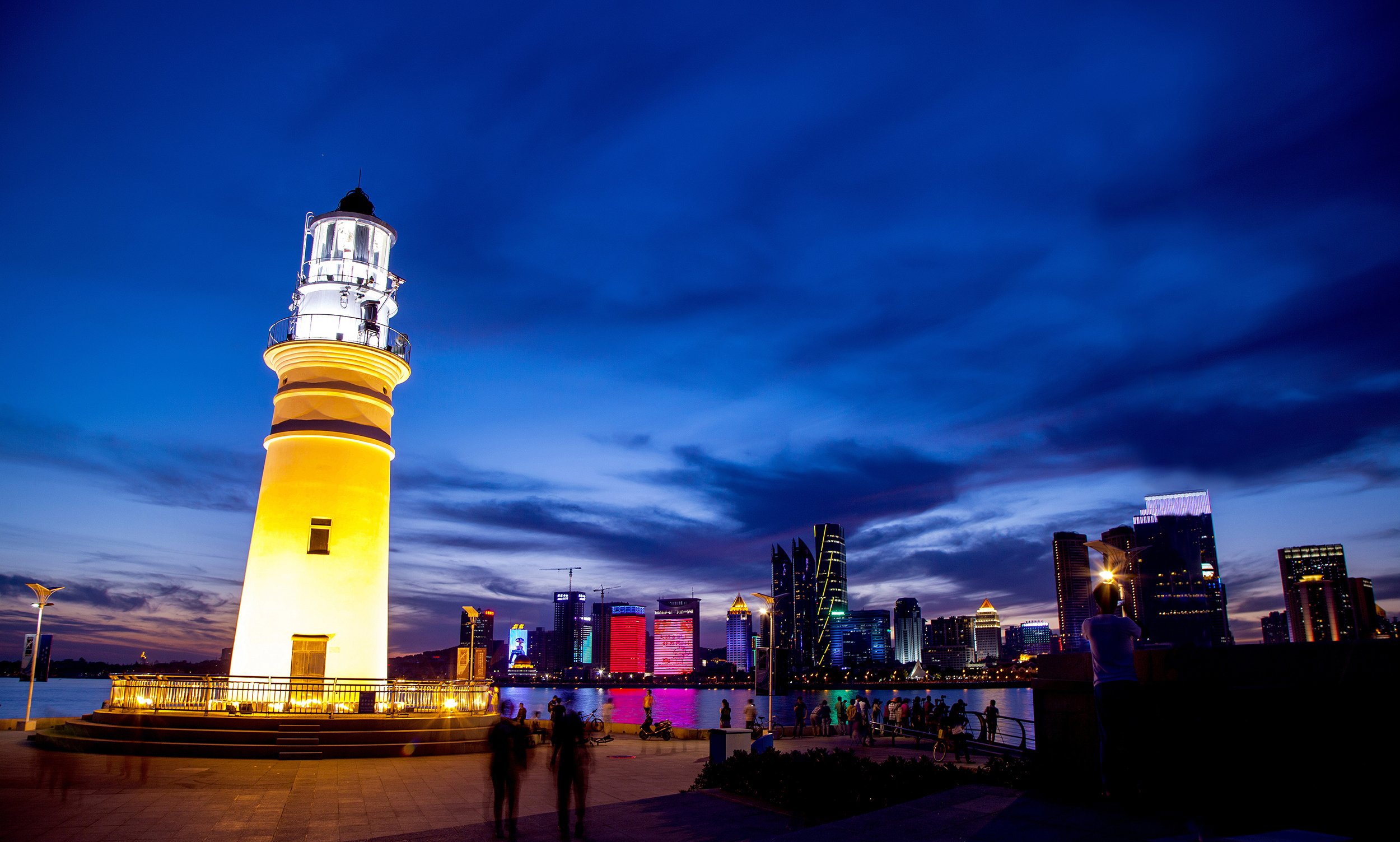 夜色,美景,城市