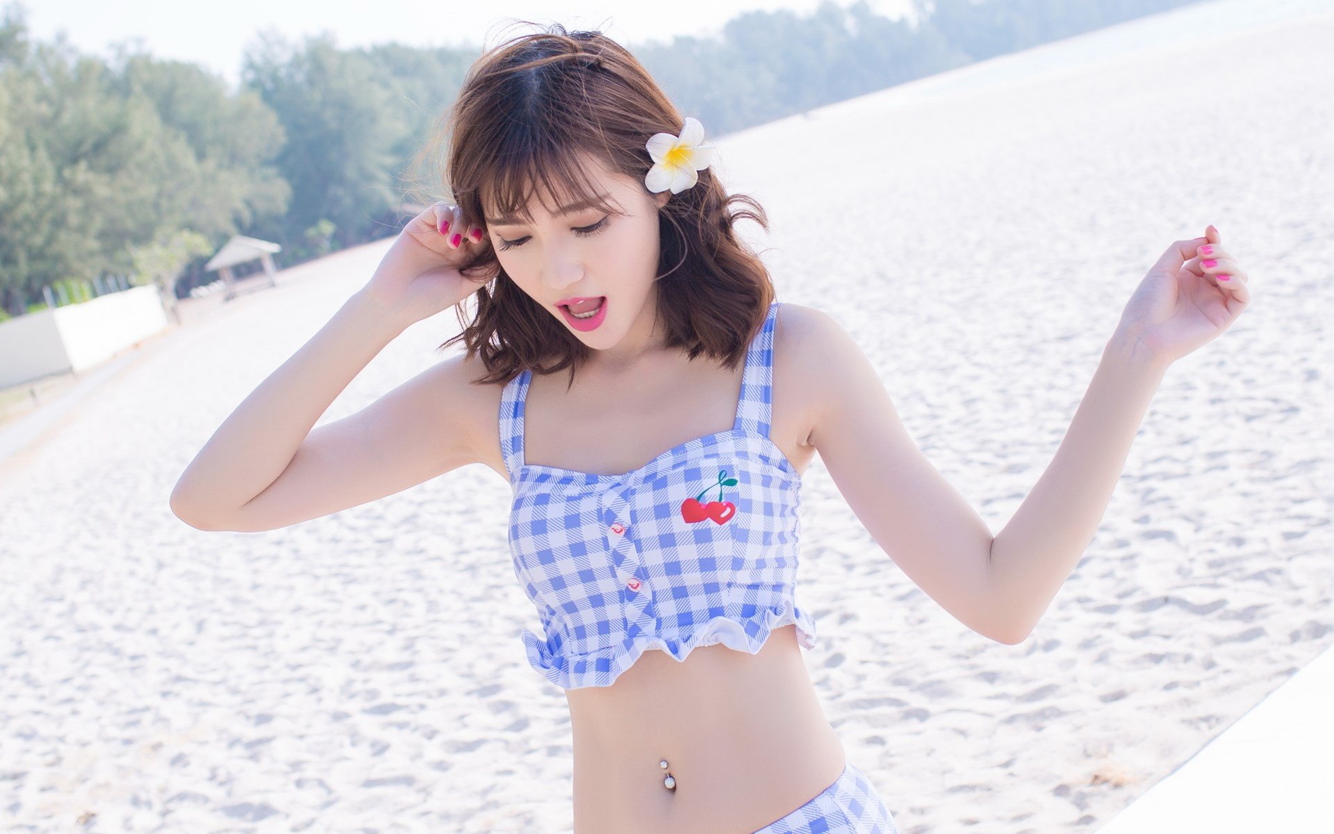 美女,沙滩,海边,性感