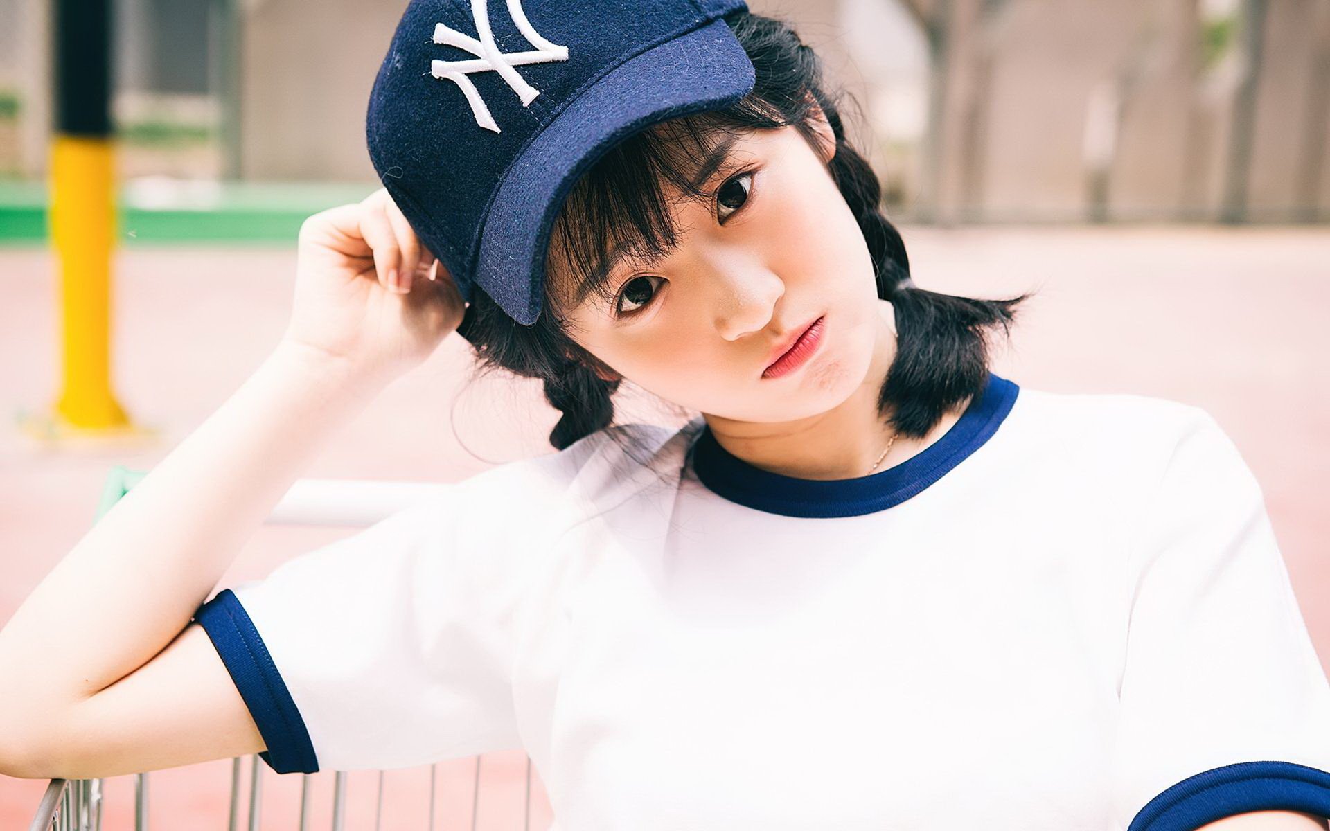 美女,可爱,运动,阳光