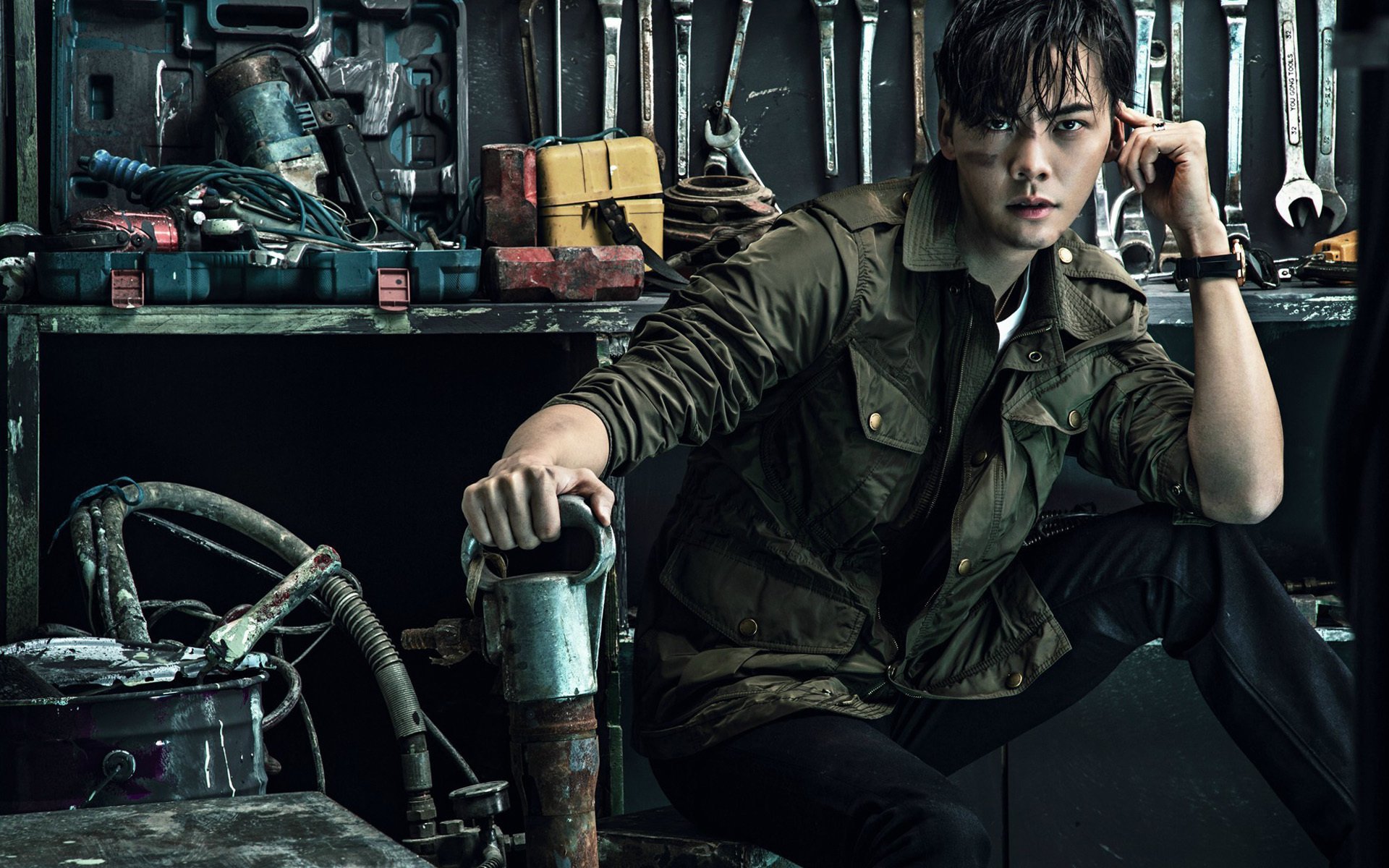 陈伟霆,男人味,宽屏,明星,帅哥