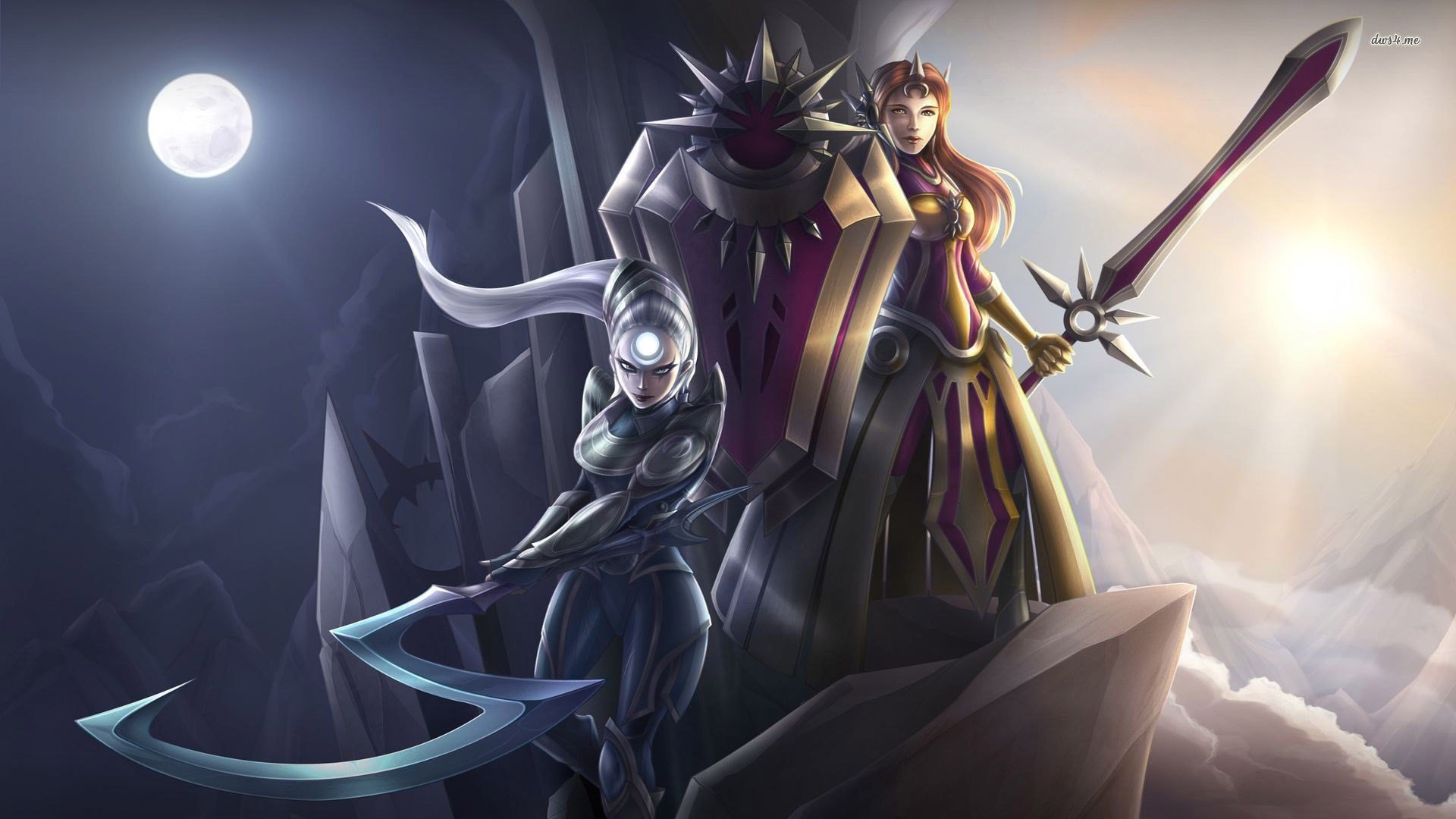 英雄联盟,皎月女神,曙光女神