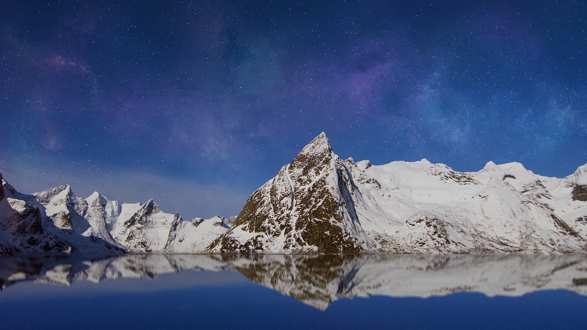 雪山,海水,倒影,冰天雪地