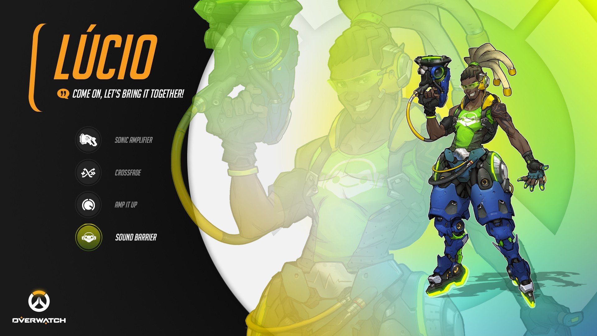 守望先锋,卢西奥,游戏