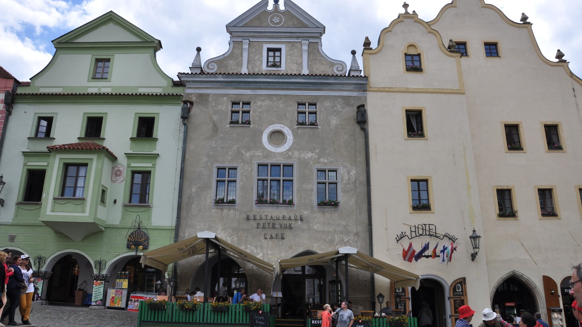 风景,欧洲风情,捷克CK童话小镇,唯美,宽屏	