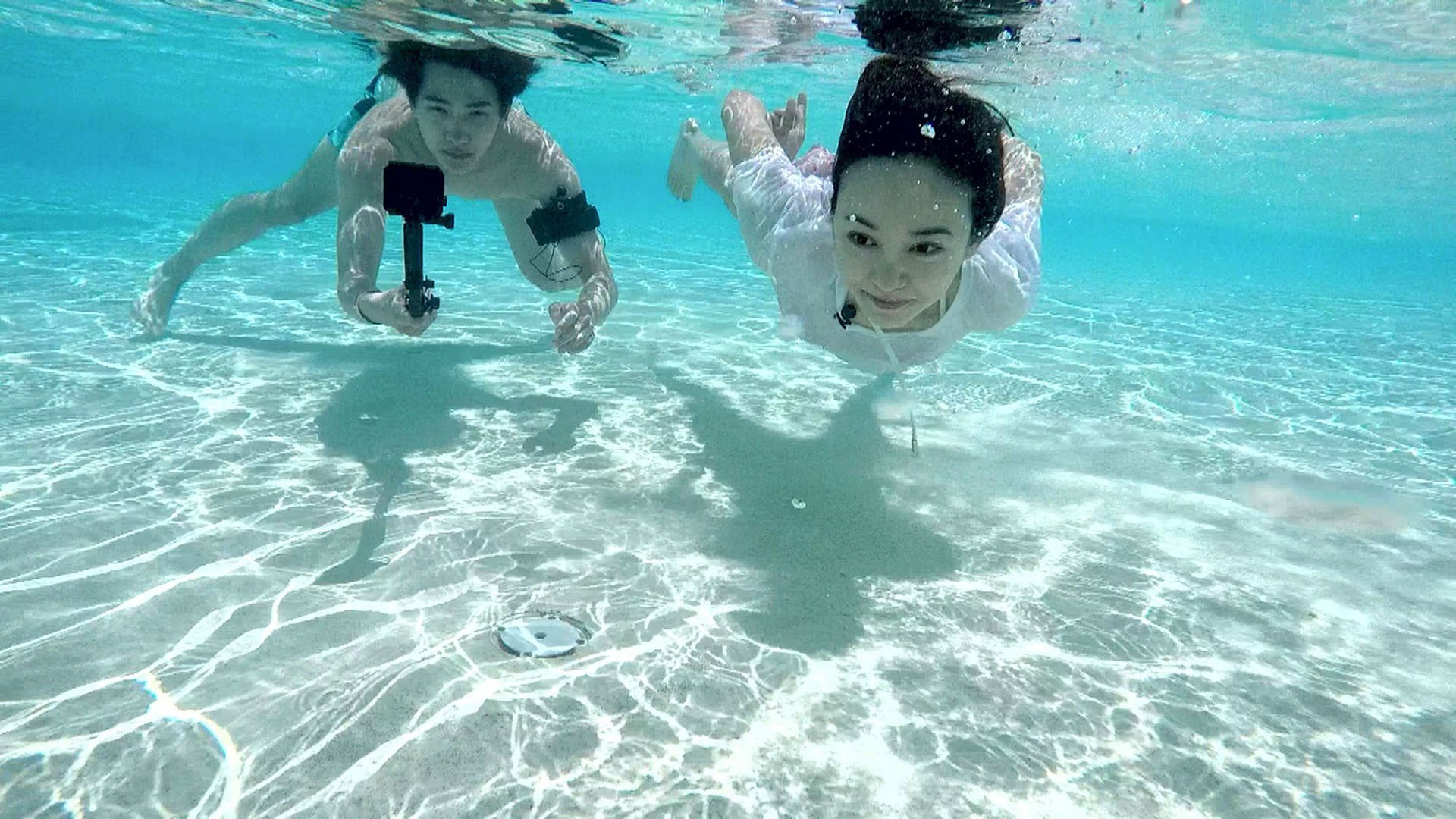 明星,欧弟,水下