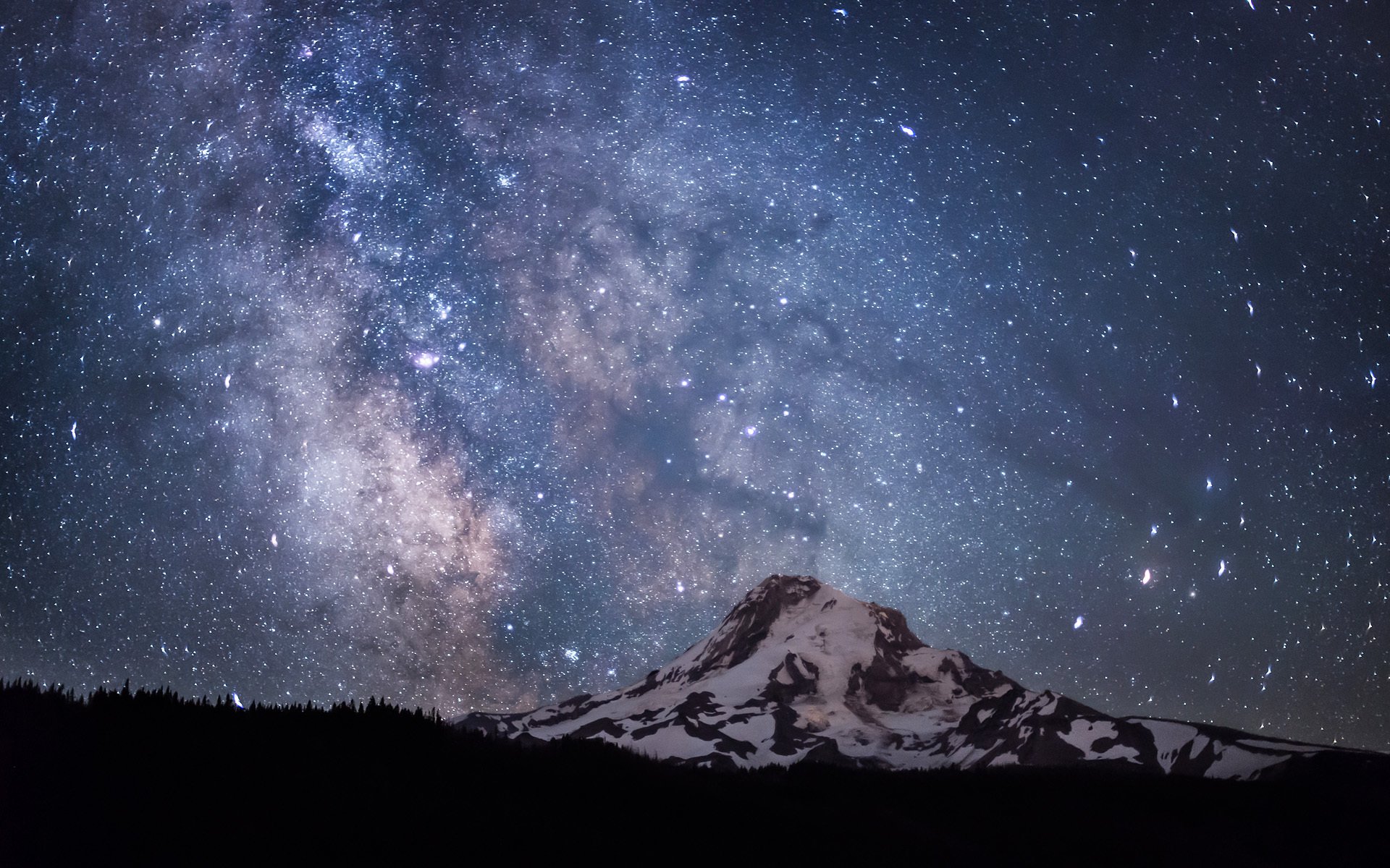 夜空,美景,星光