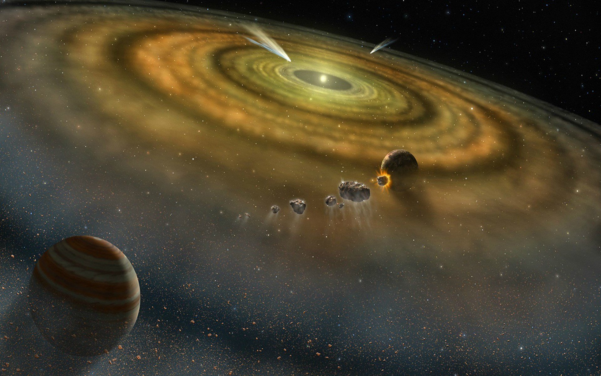 风景,星空,太空