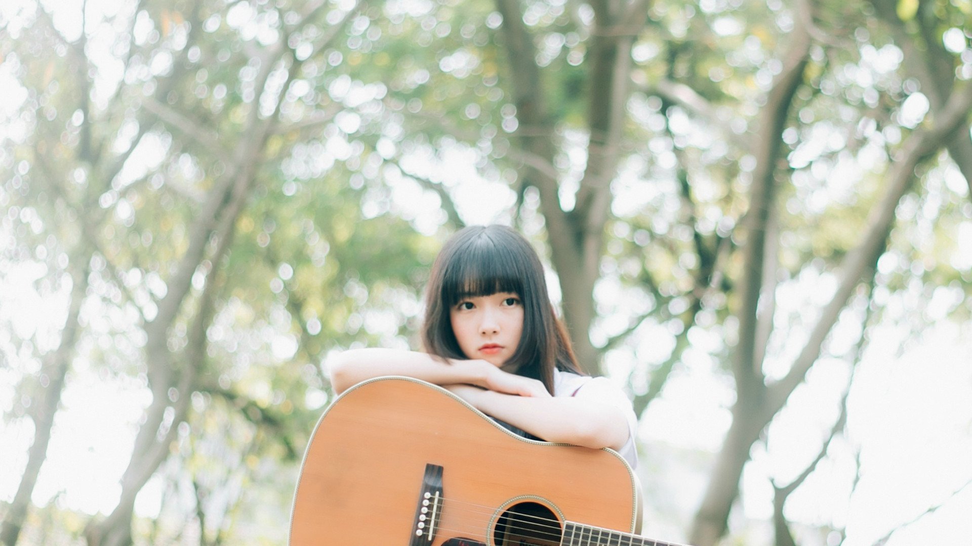 美女,文艺范,吉他,清纯,可爱