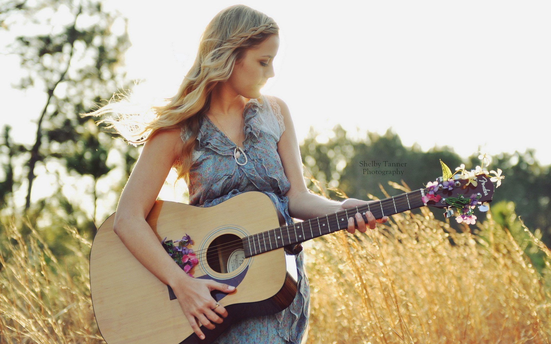 美女,吉他女孩,文艺范,非主流