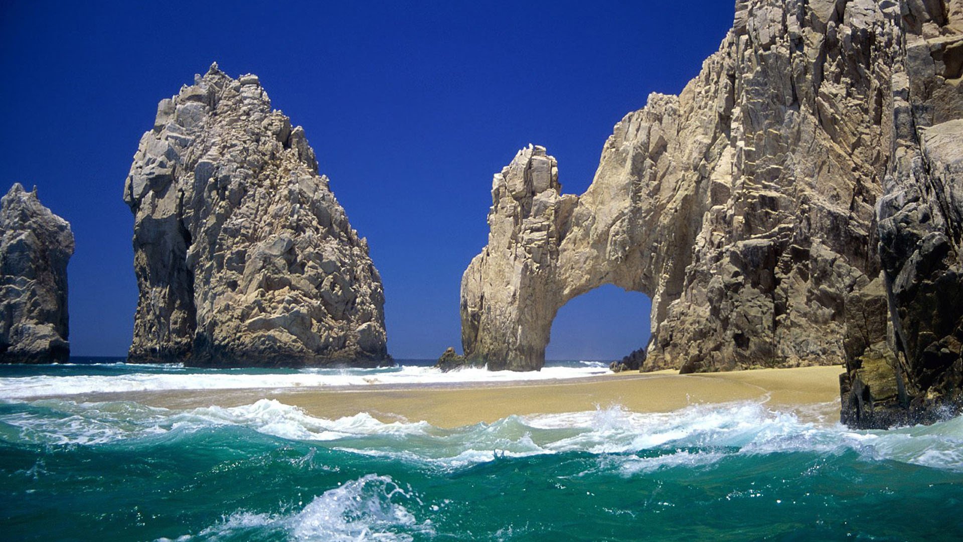 海边,岩石,美景