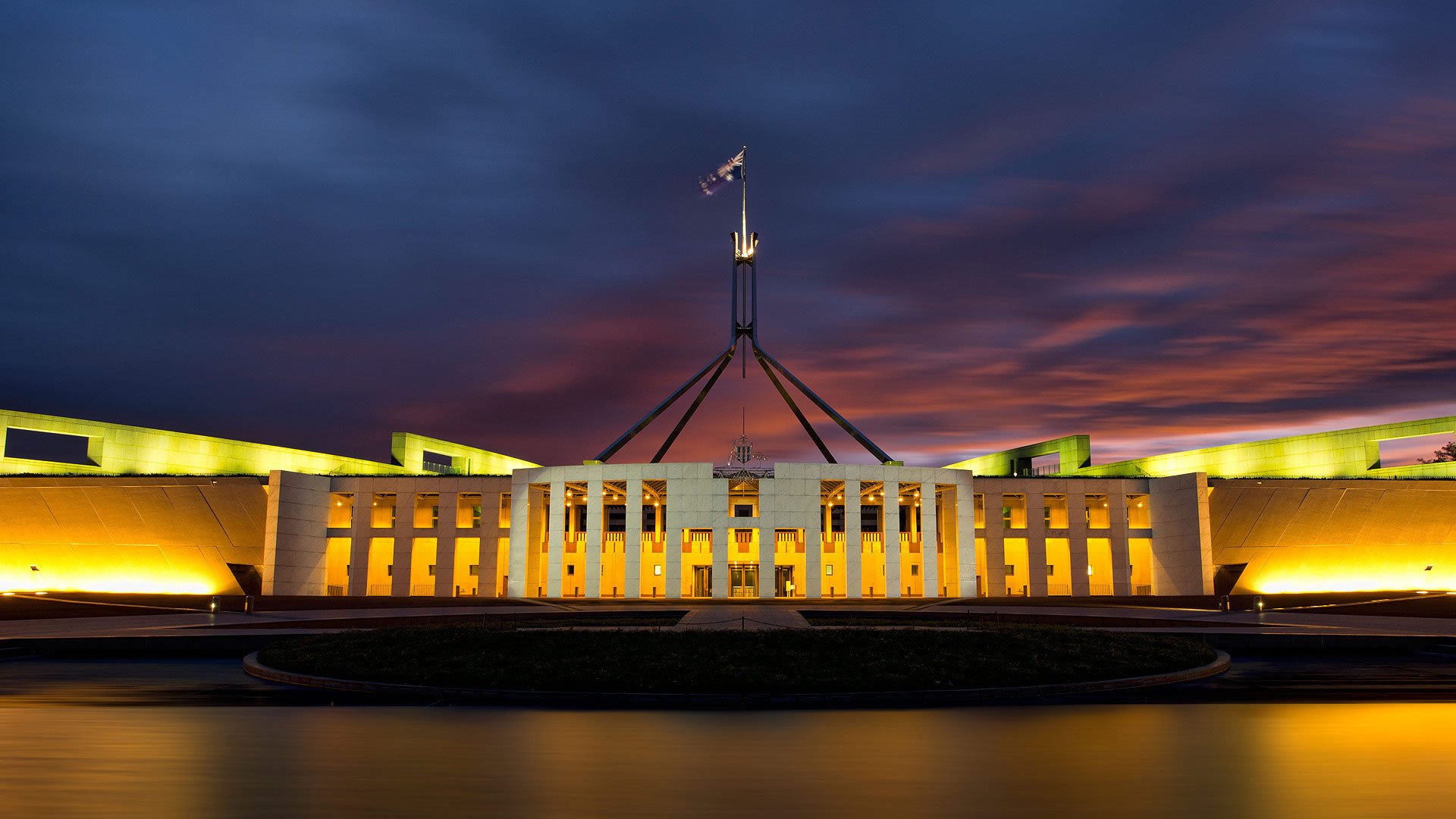 风景,城市美景,霓虹交错,宽屏