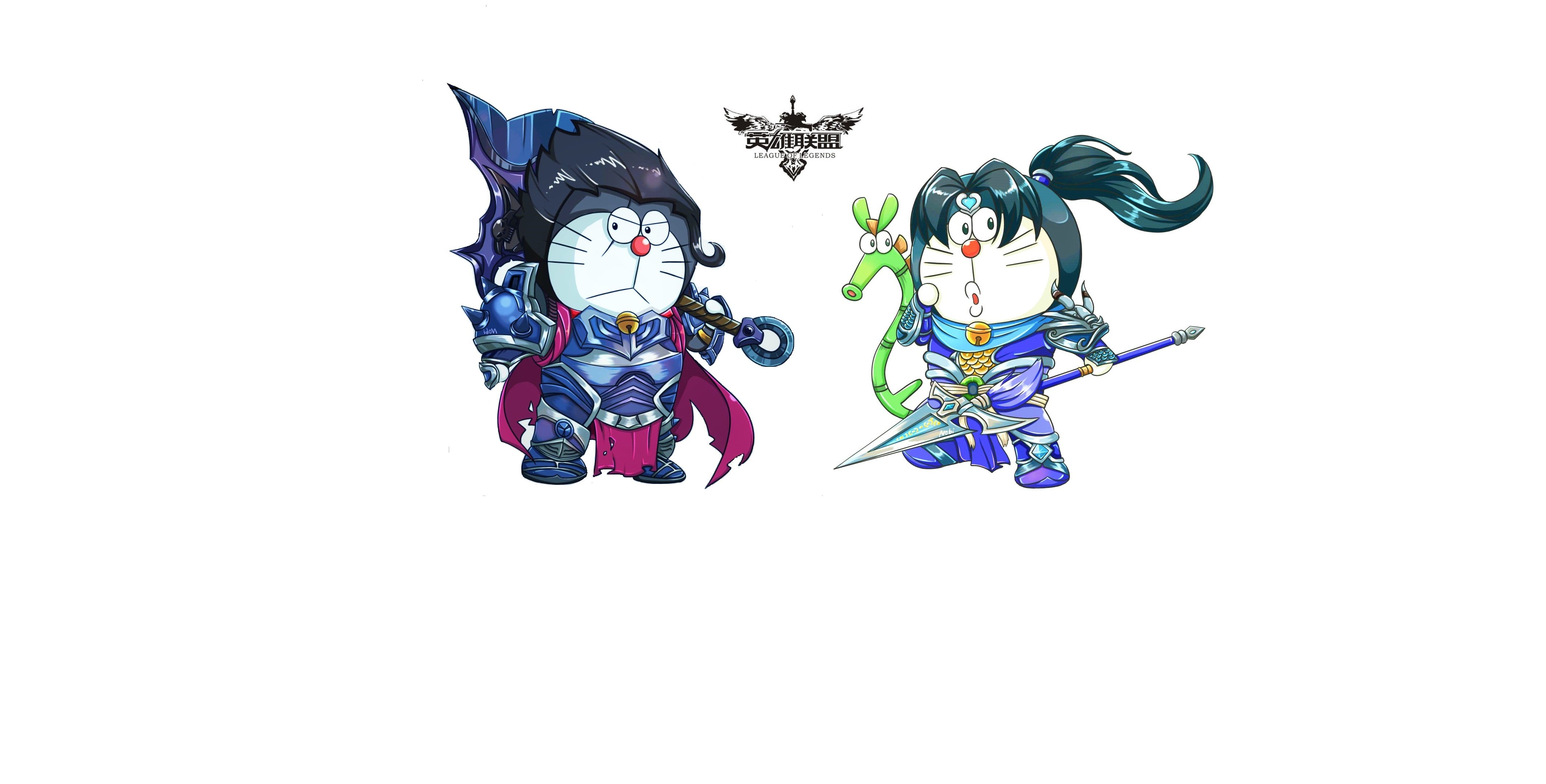 英雄联盟,多啦A梦,机器猫