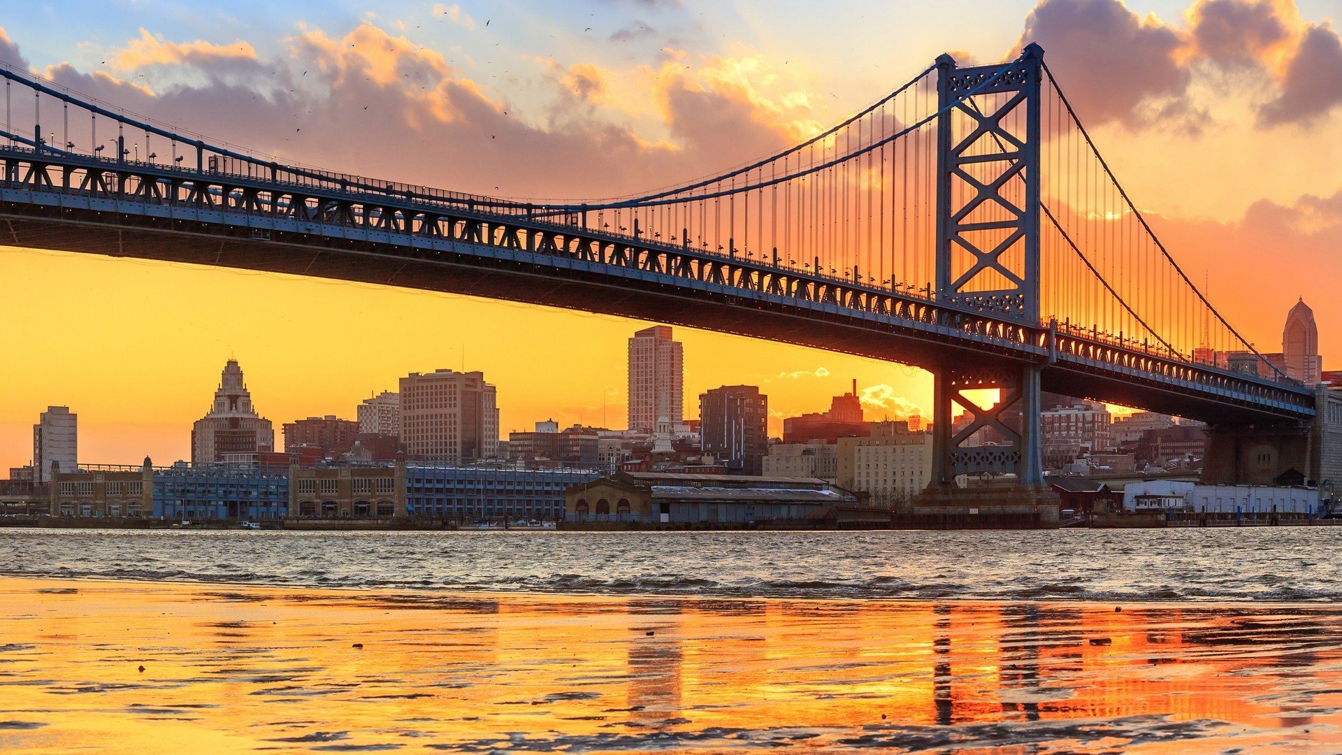 风景,美国纽约,纽约大桥,美丽壮观,宽屏