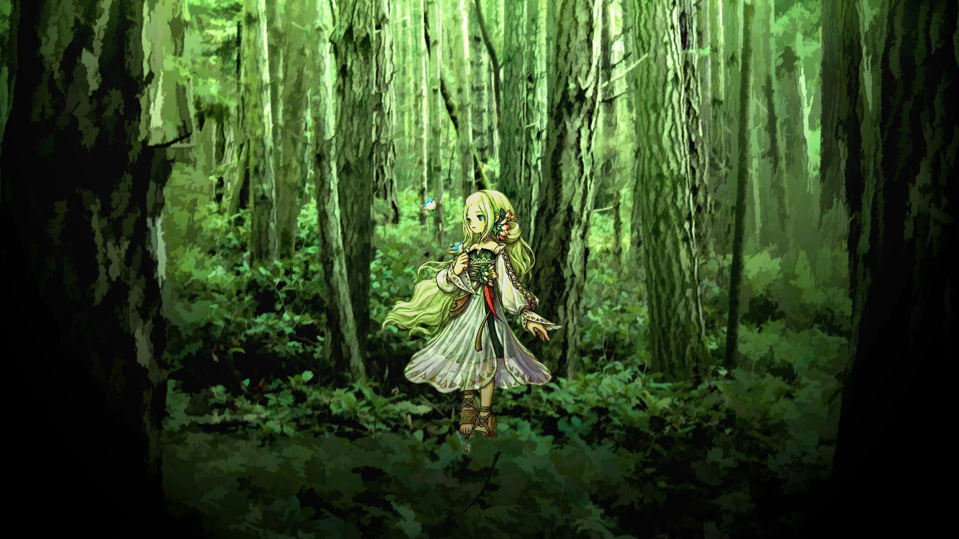 森林,精灵,唯美