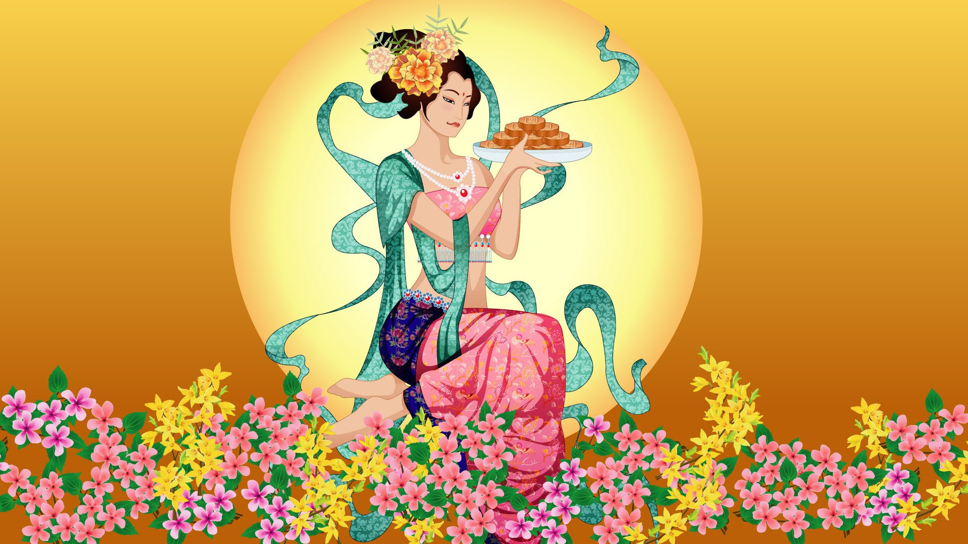 中秋,嫦娥,月饼