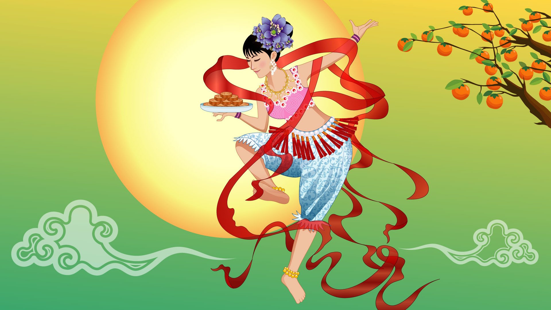 中秋,嫦娥,月饼