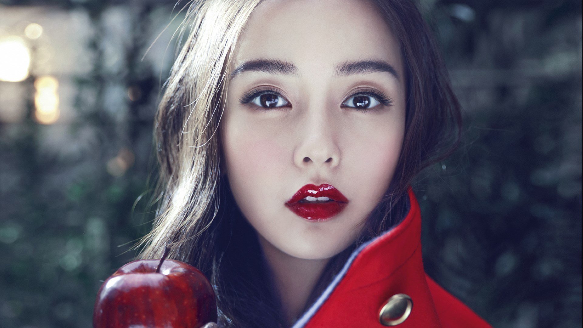 Angelababy,杨颖,烈焰红唇,美女,明星