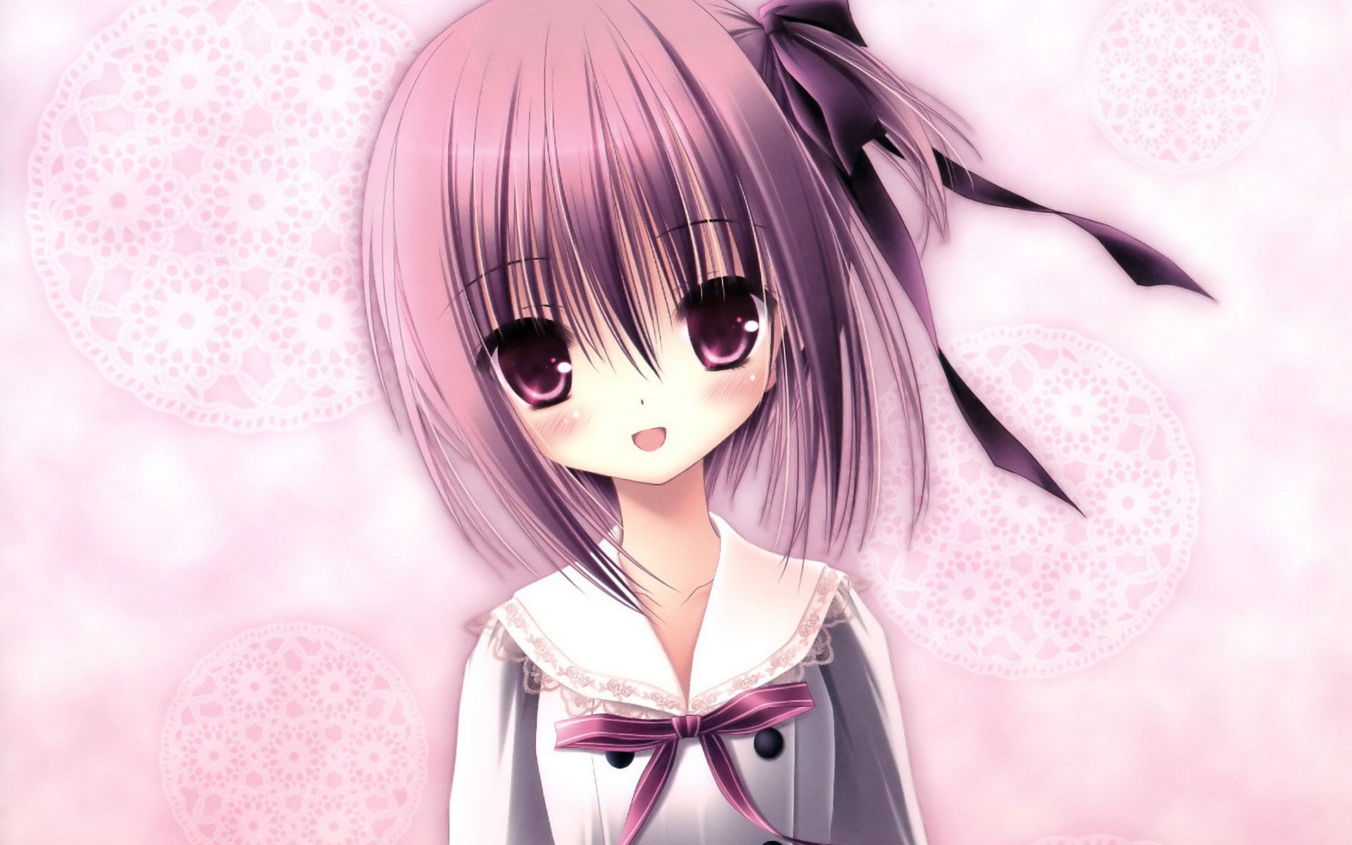 动漫,萌妹子,小萝莉,呆萌可爱,宽屏