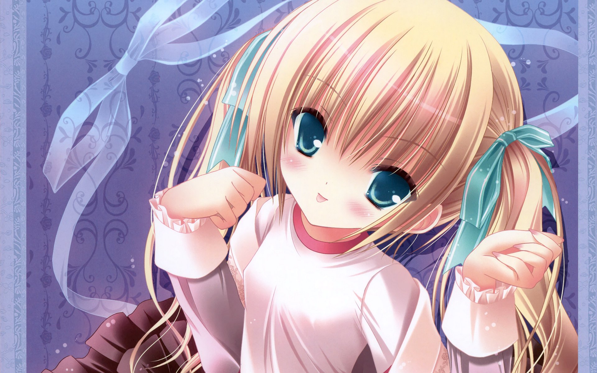 动漫,萌妹子,小萝莉,呆萌可爱,宽屏