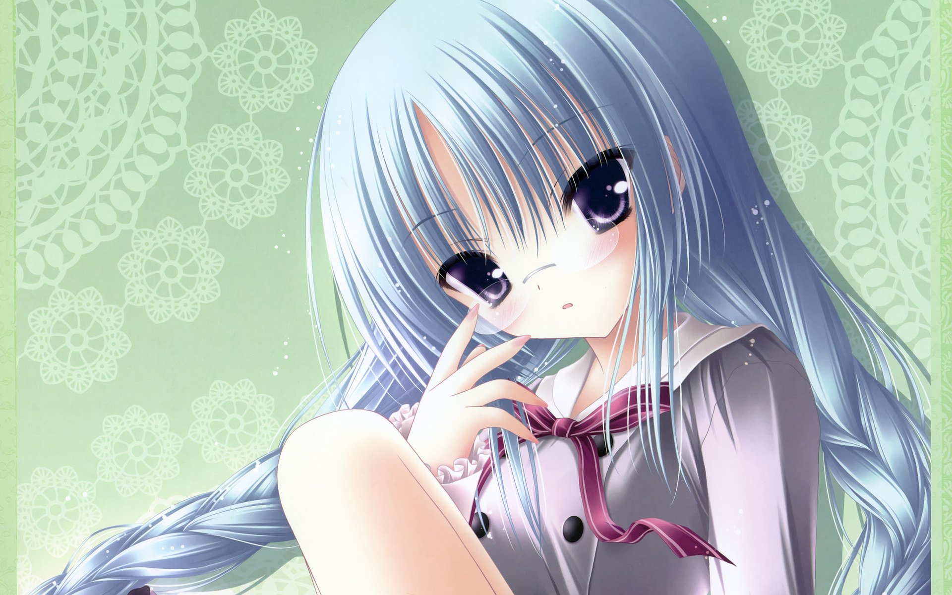 动漫,萌妹子,小萝莉,呆萌可爱,宽屏