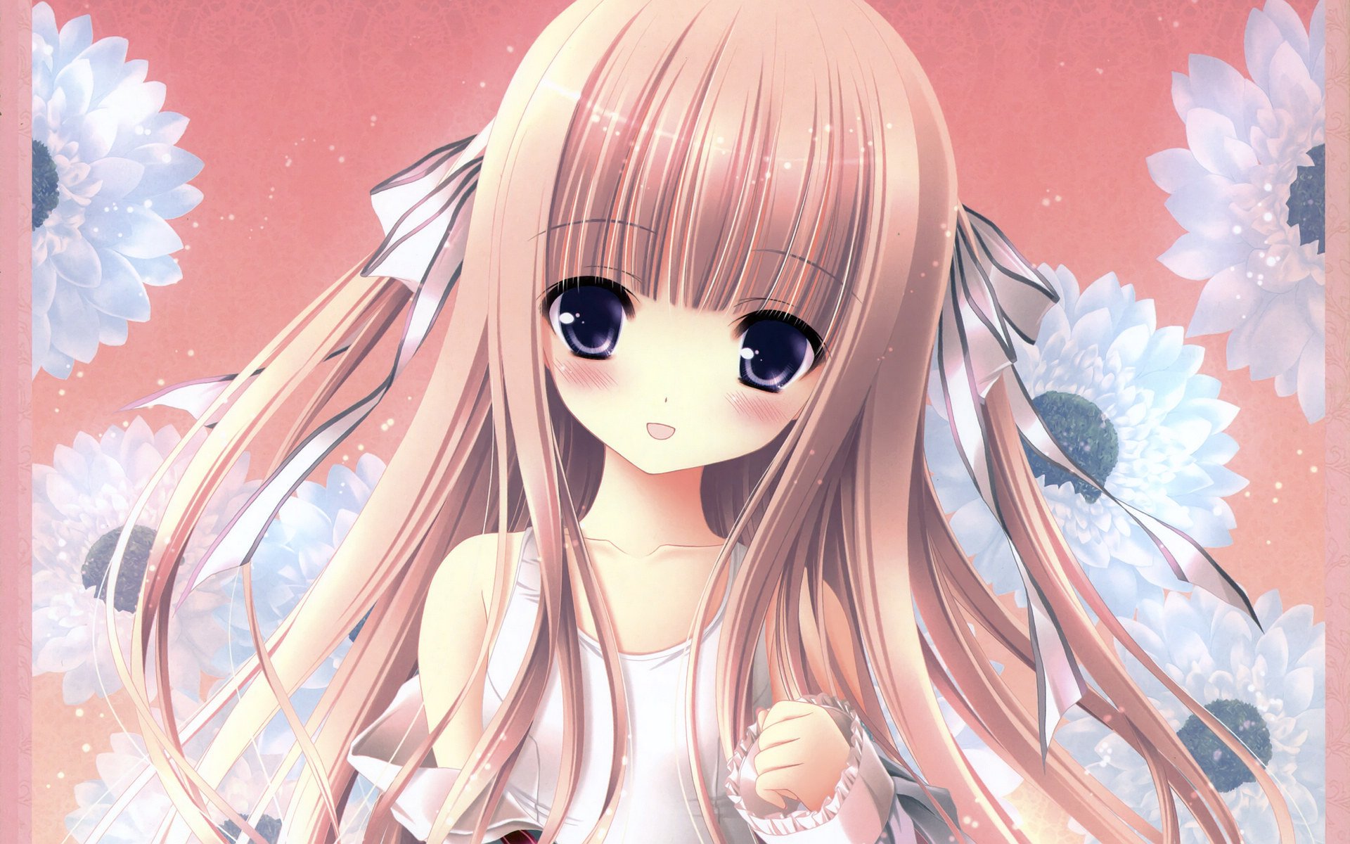 动漫,萌妹子,小萝莉,呆萌可爱,宽屏