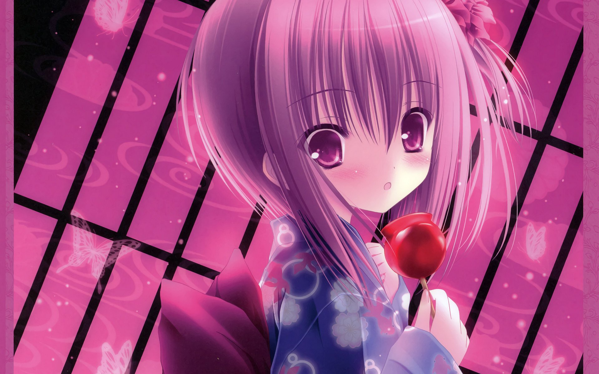 动漫,萌妹子,小萝莉,呆萌可爱,宽屏