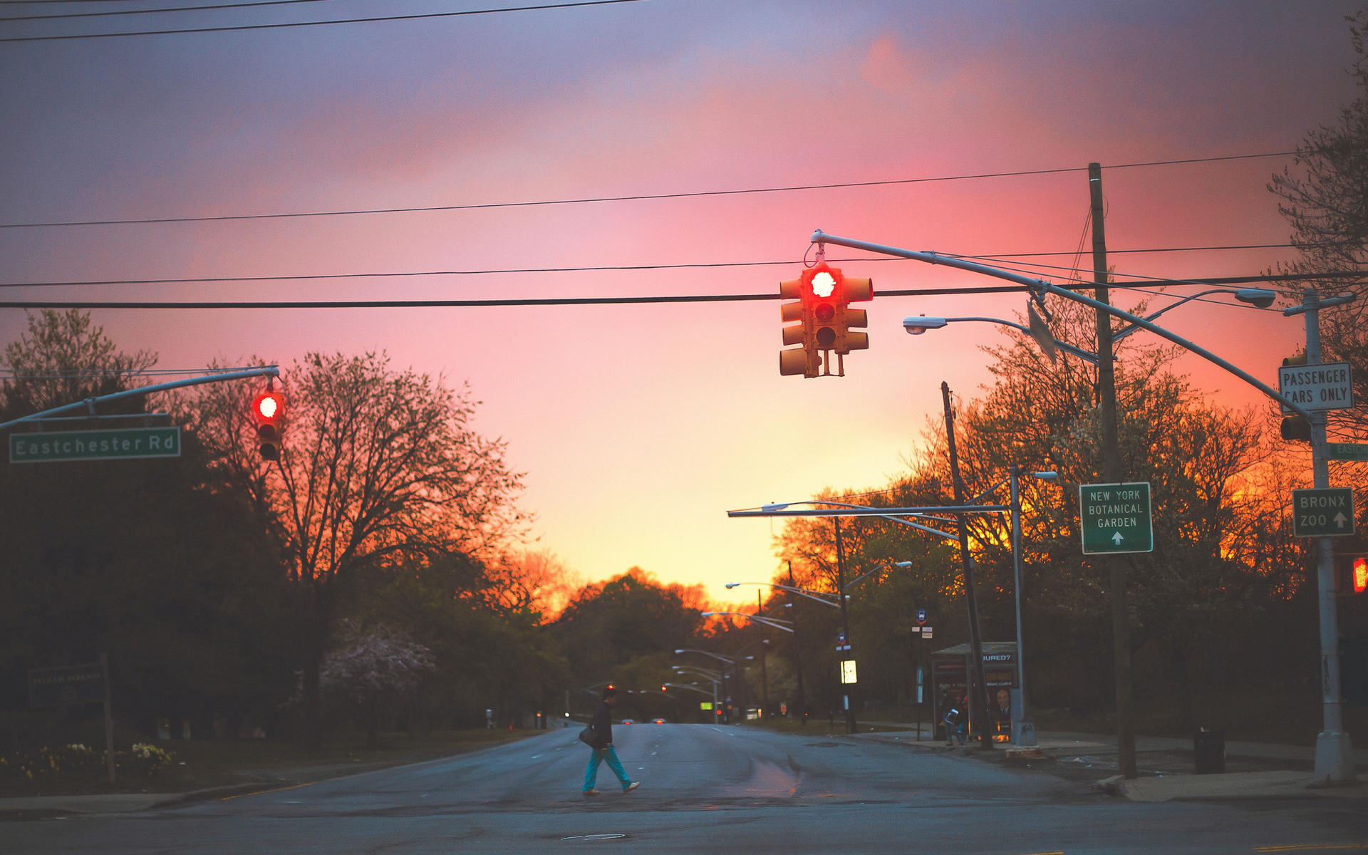 风景,城市,黄昏