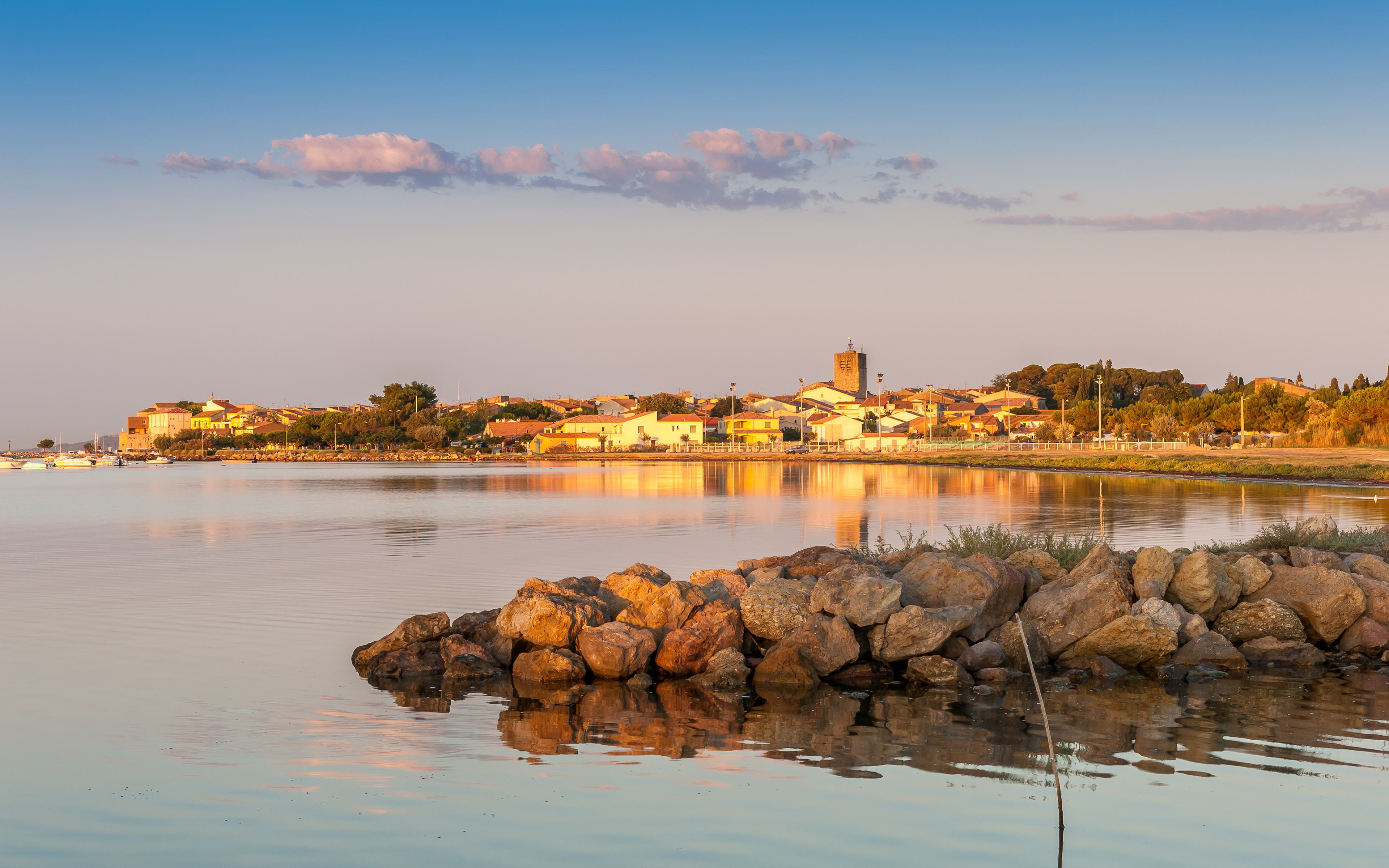 自然风光,湖水,黄昏