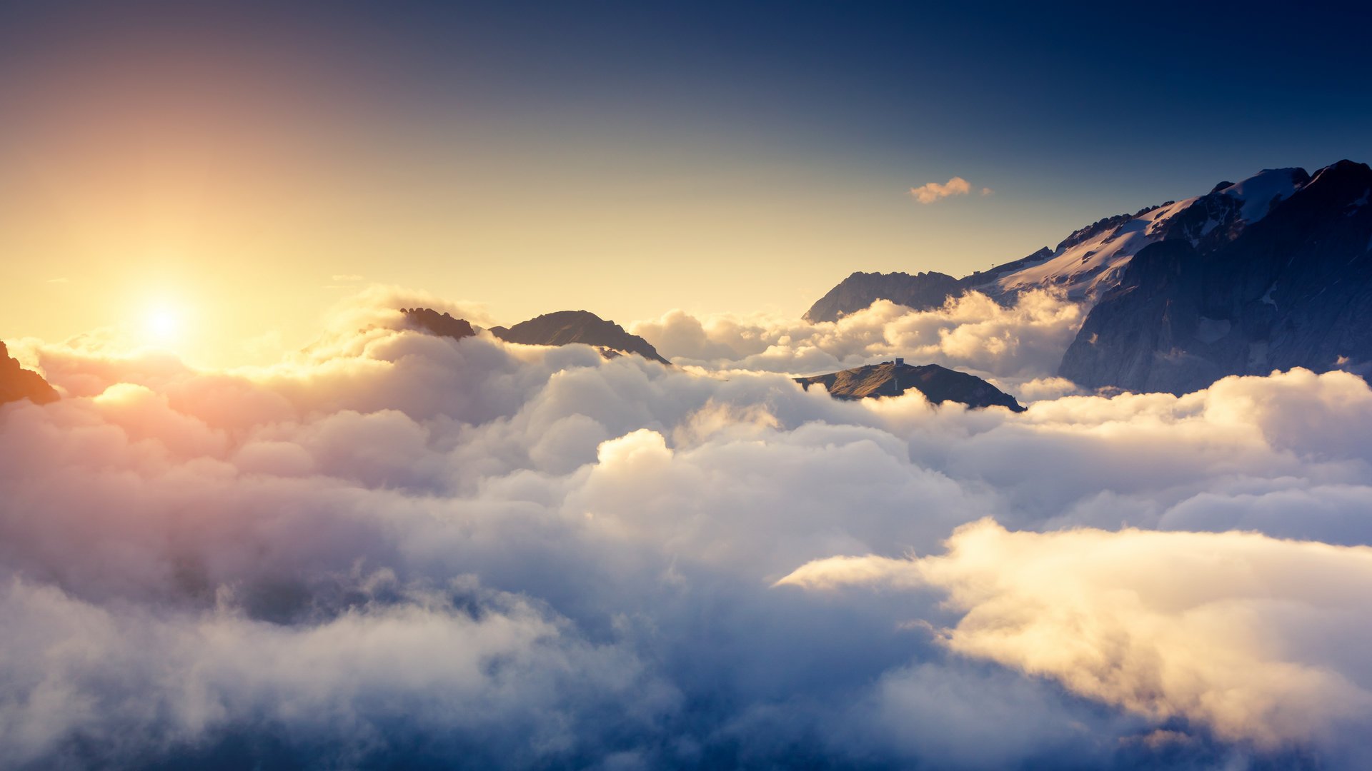 自然,美景,天空,云