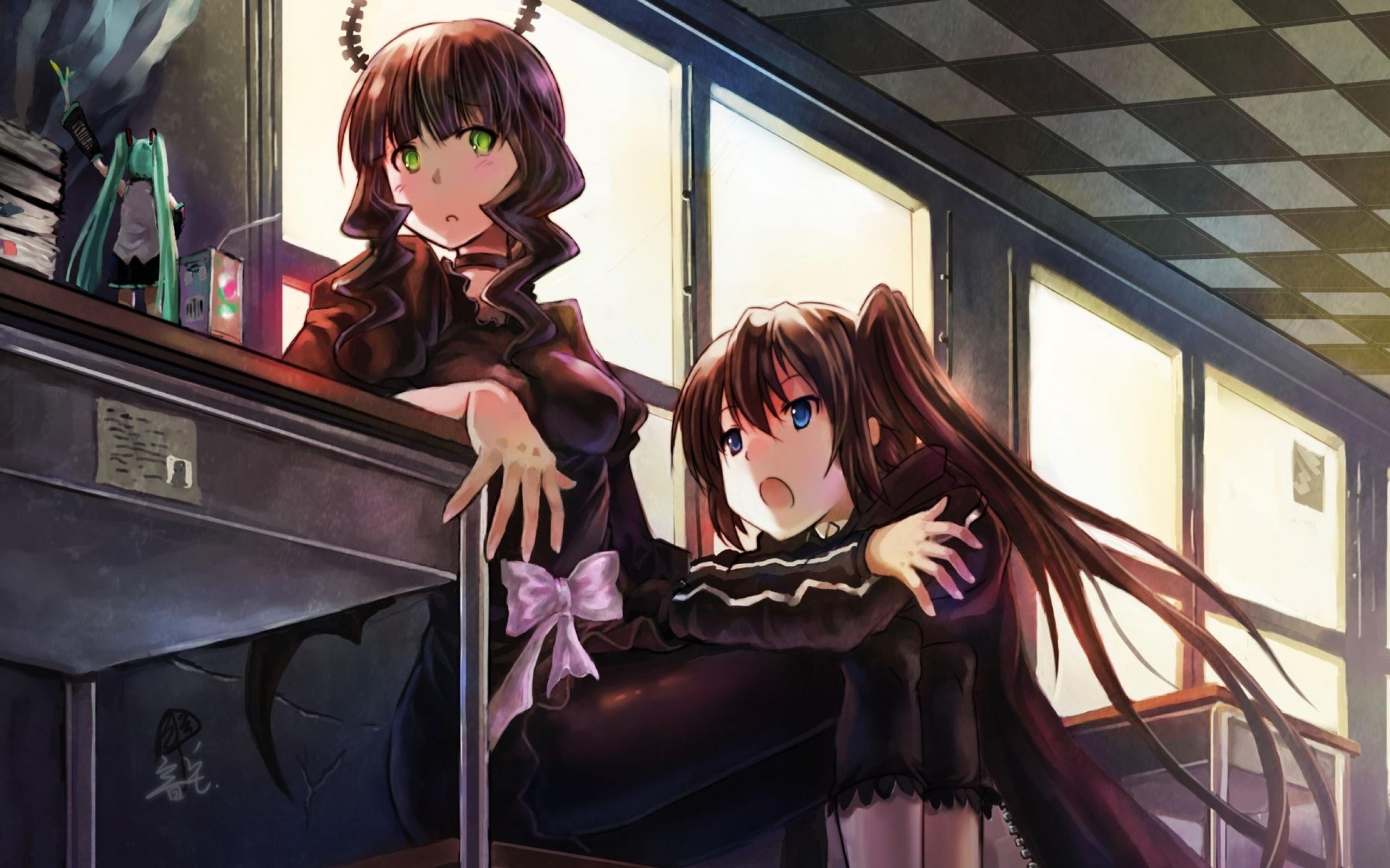 动漫,小清新动漫,萌妹子,可爱,宽屏