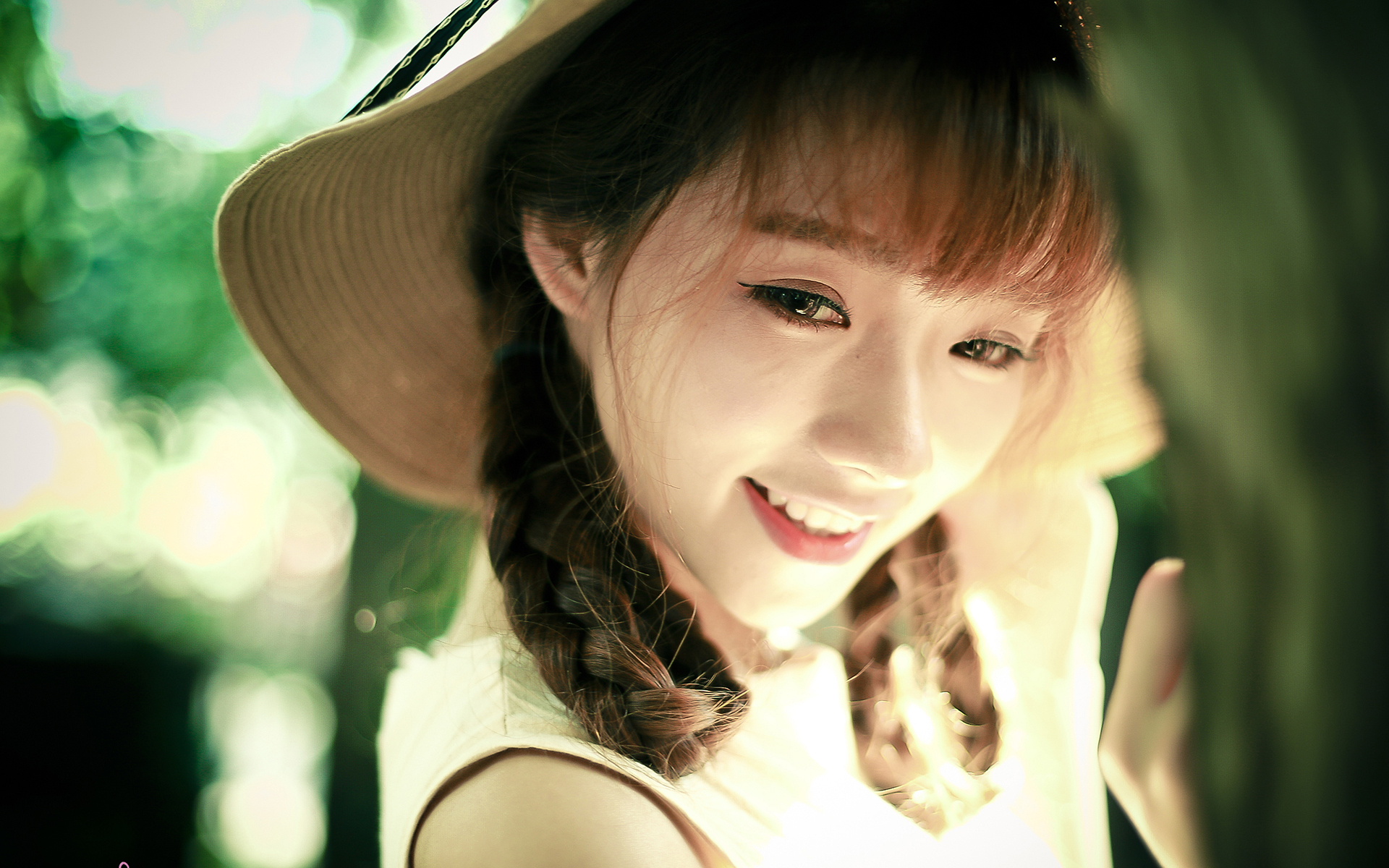 美女,小清新,微笑